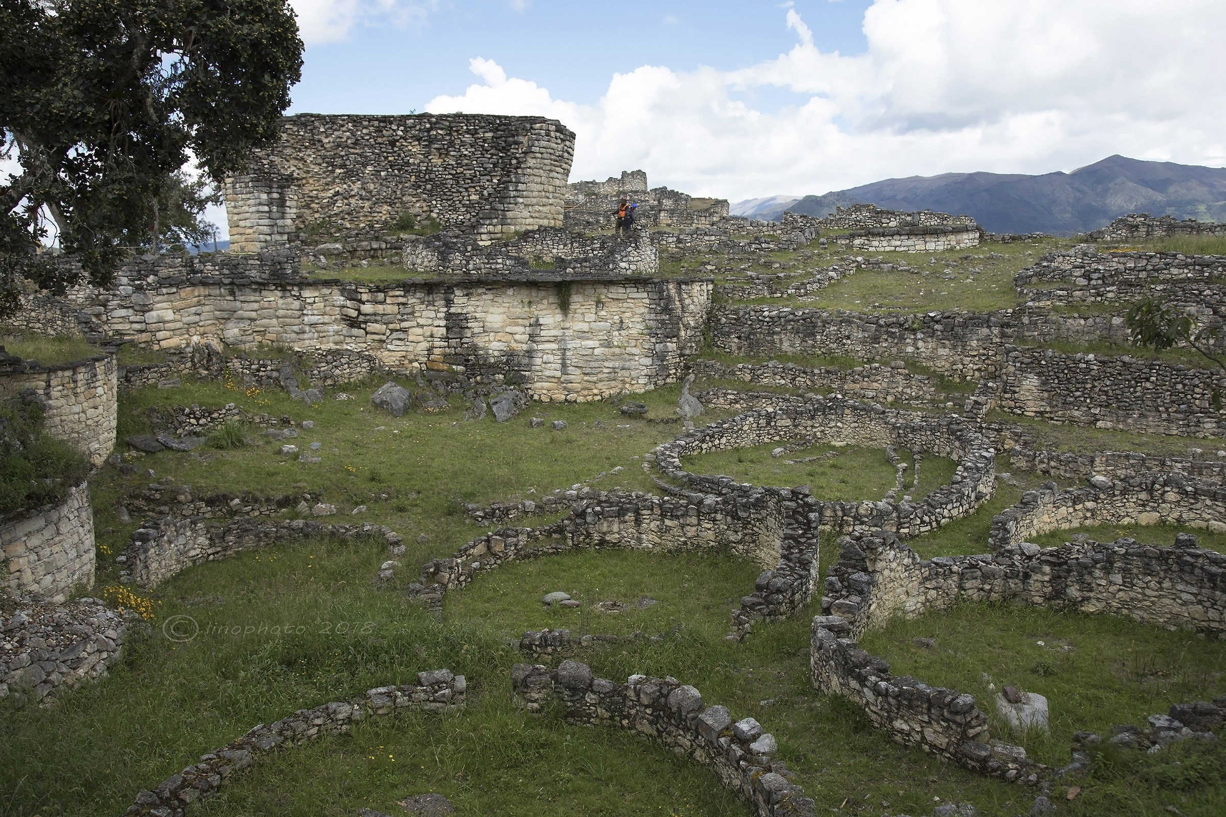 Archaeological complex of Kuelap-remains buildings