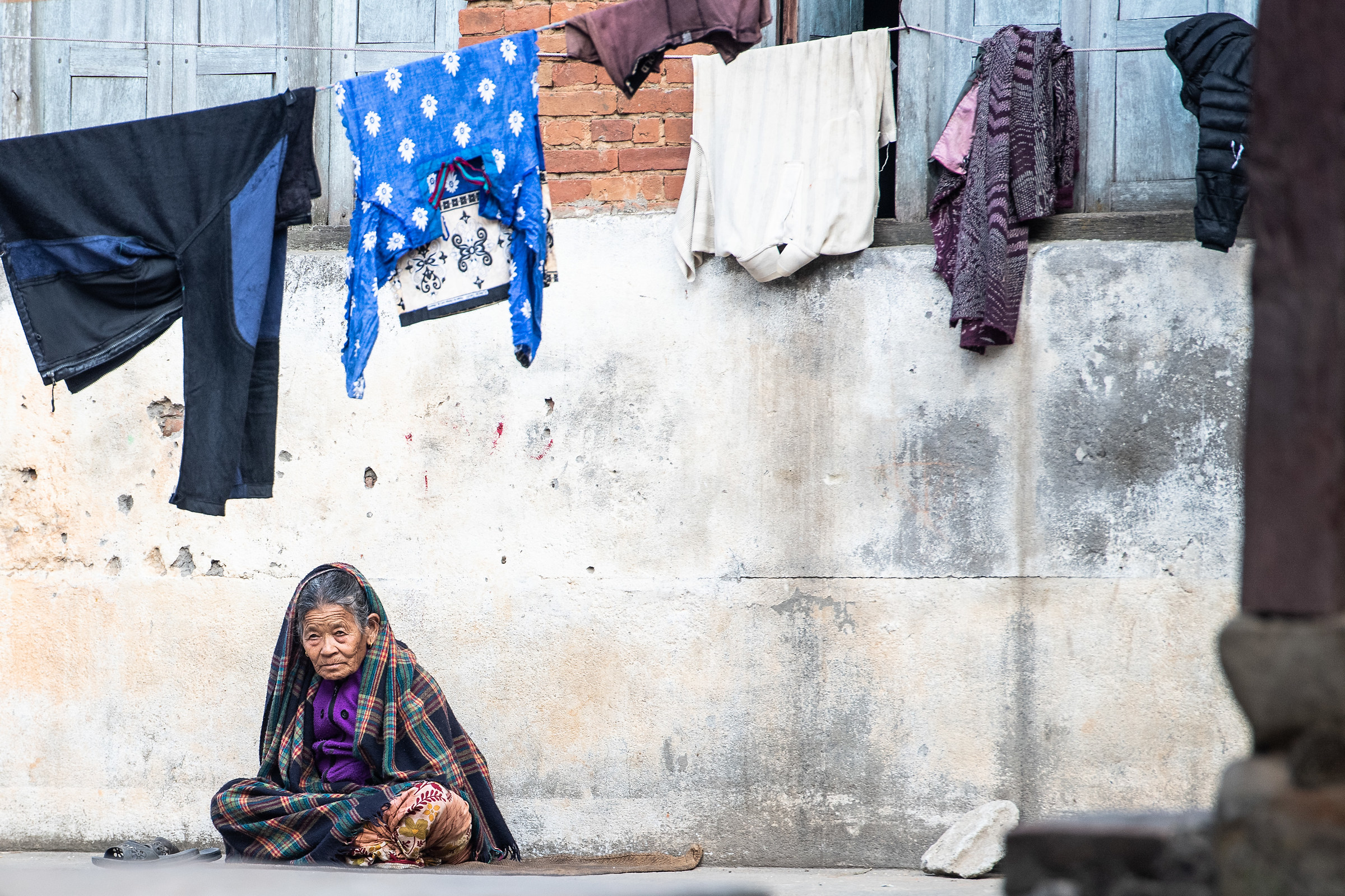 On the streets of Nepal