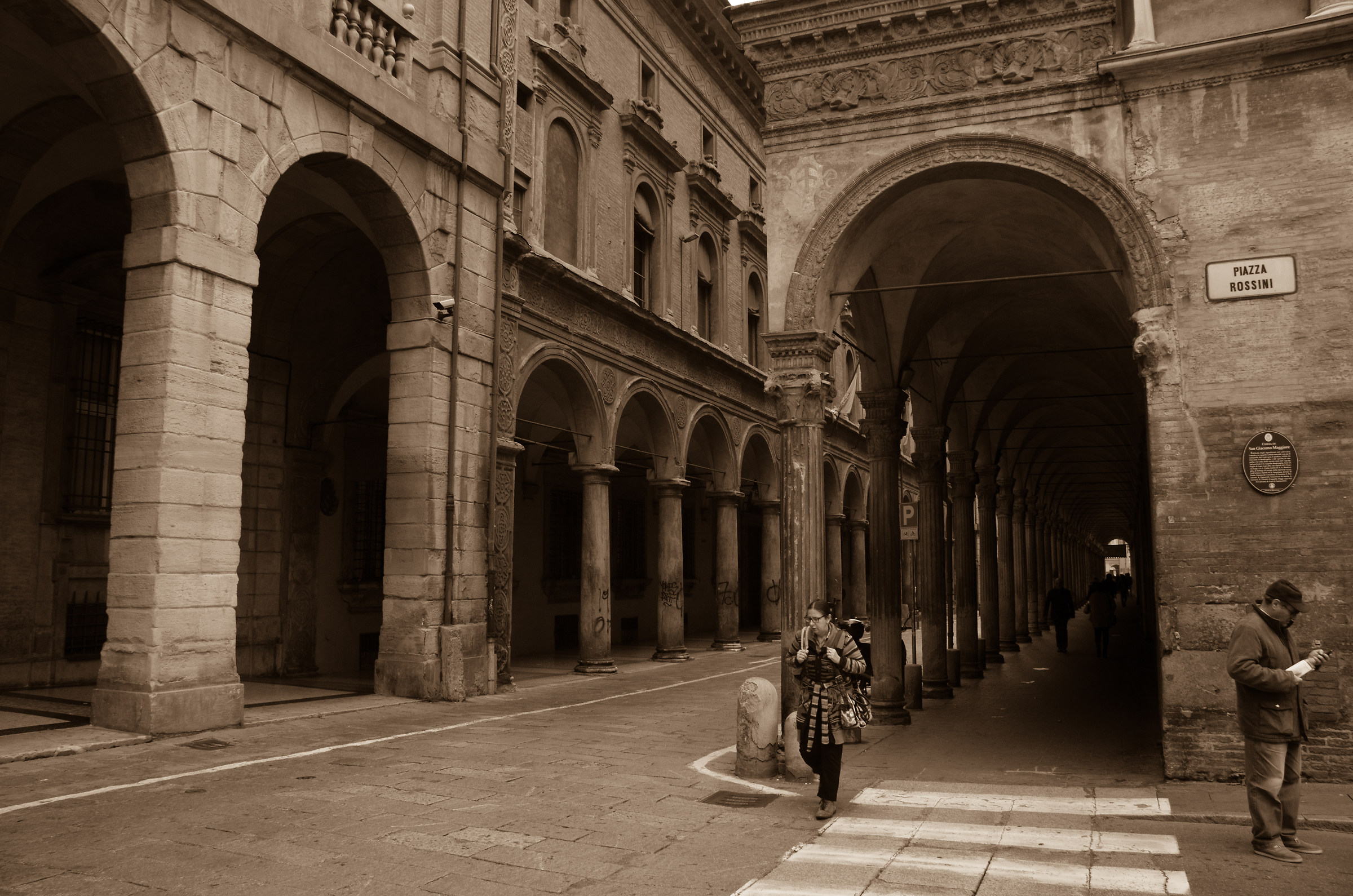 Walking through Bologna