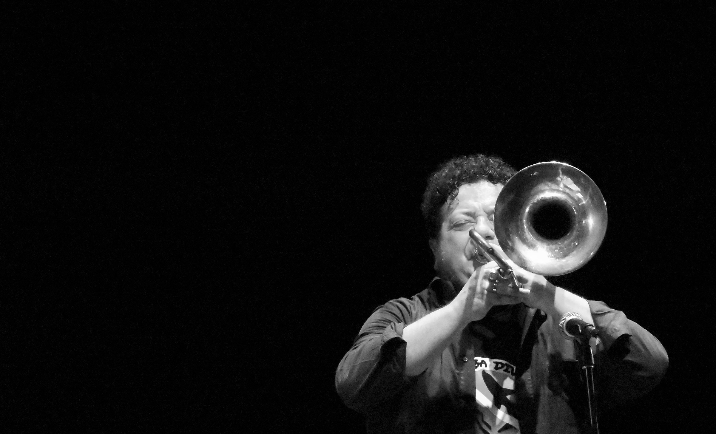 Loud blowing.... a sound will come out.