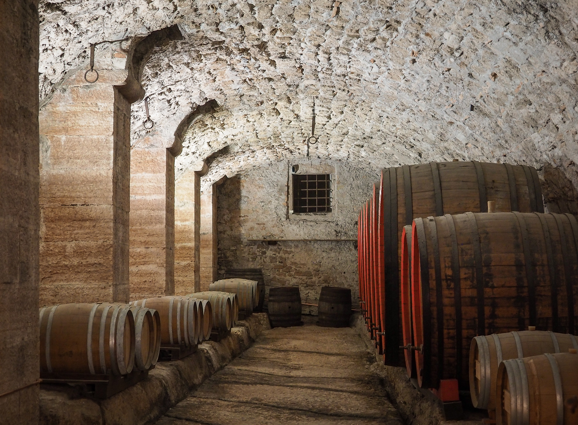The bishop's cellars...