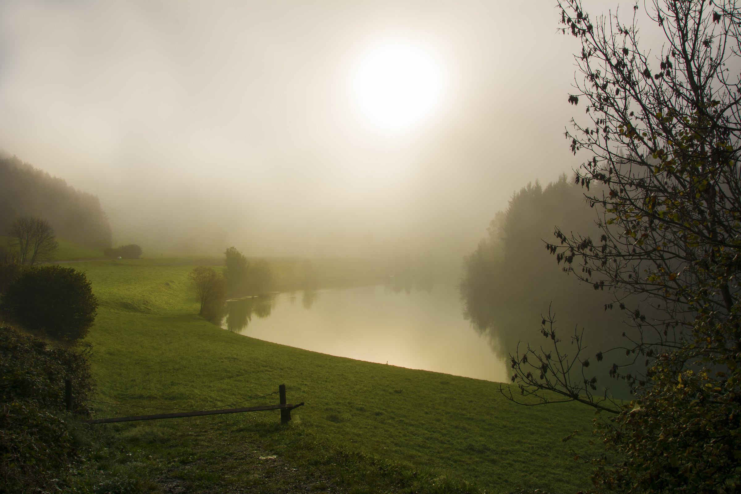 Nebbia in val Pusteria