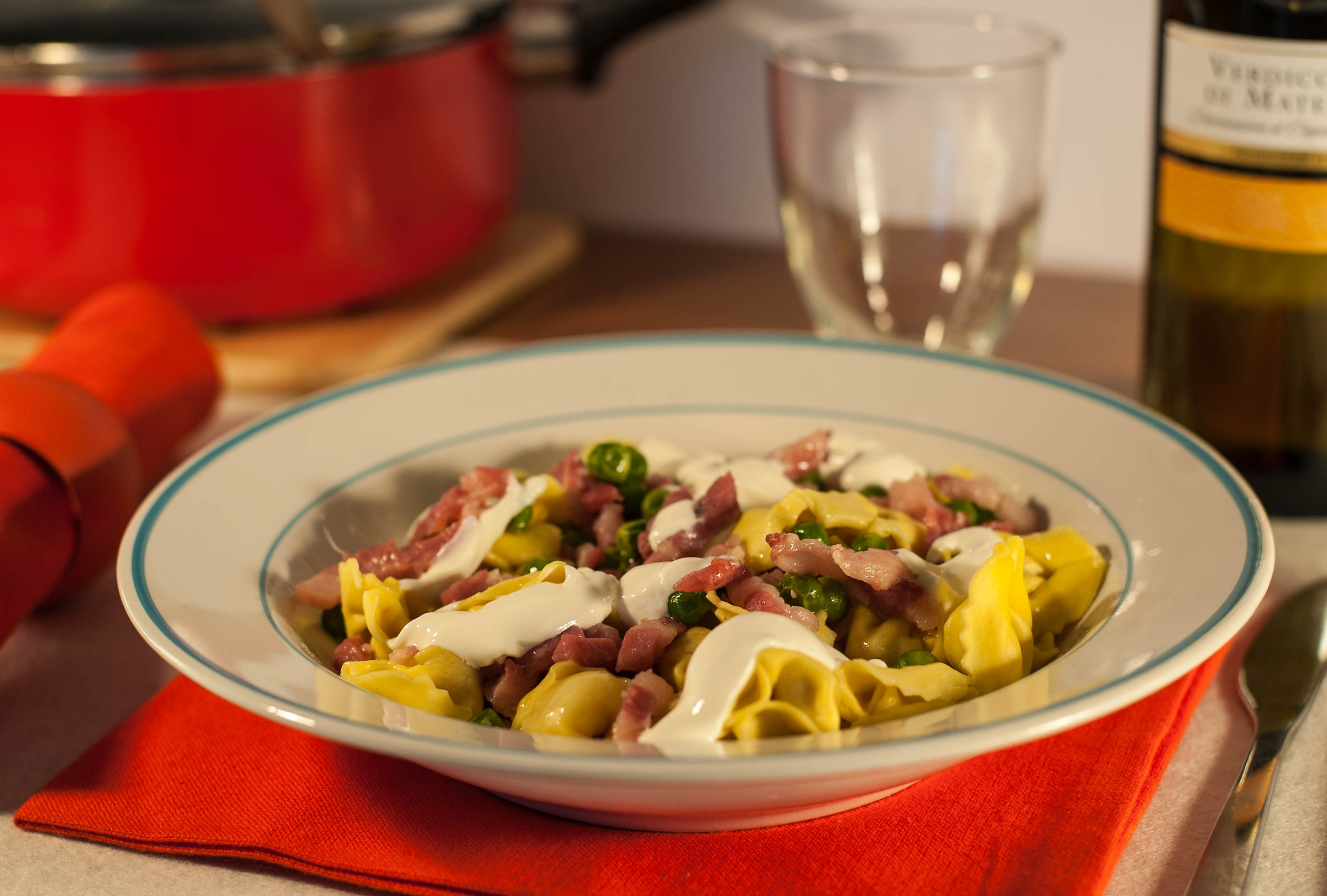 Favorite two tortellini with cream?