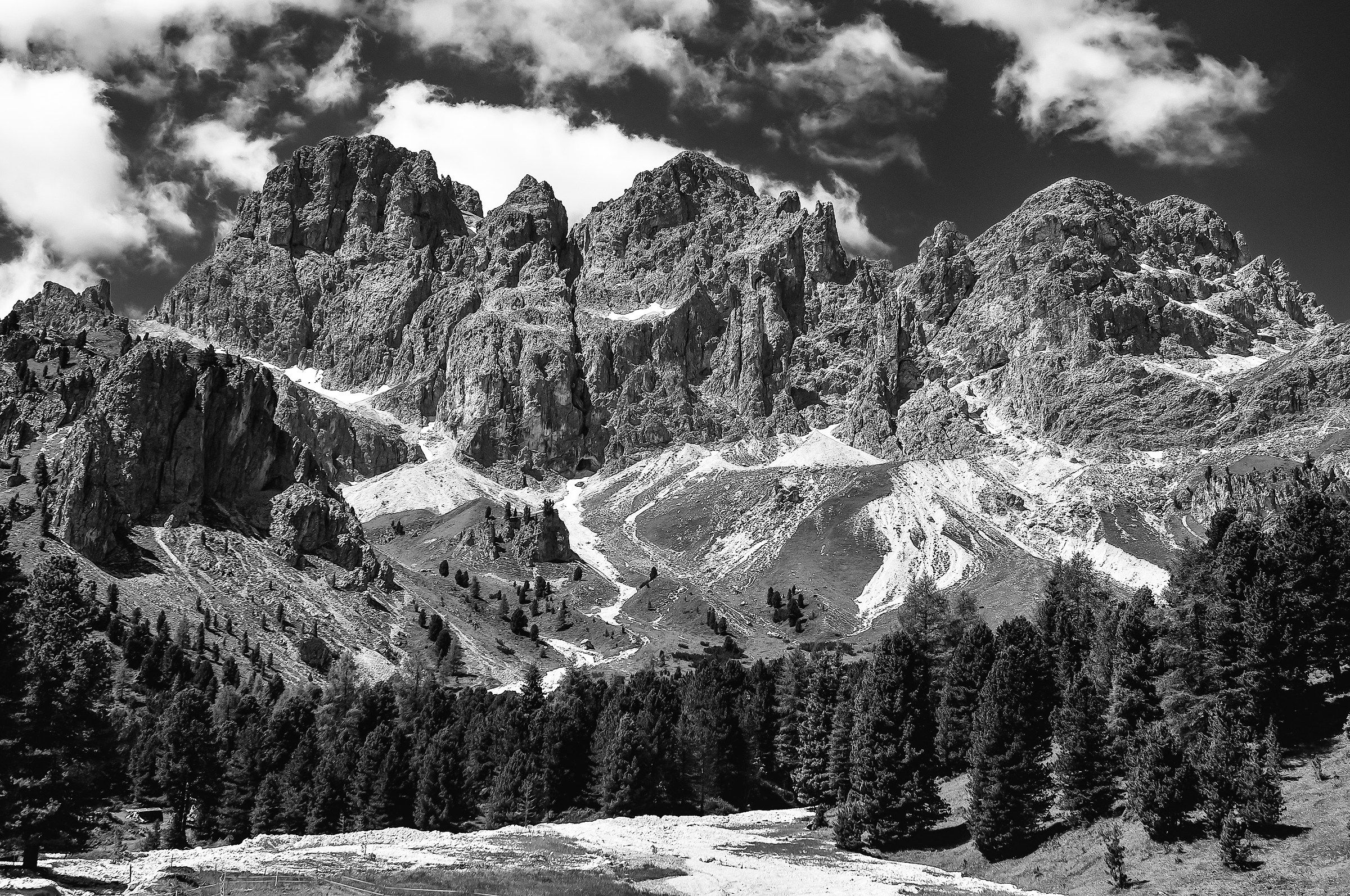 sul sentiero che porta alle Torri del vajolet