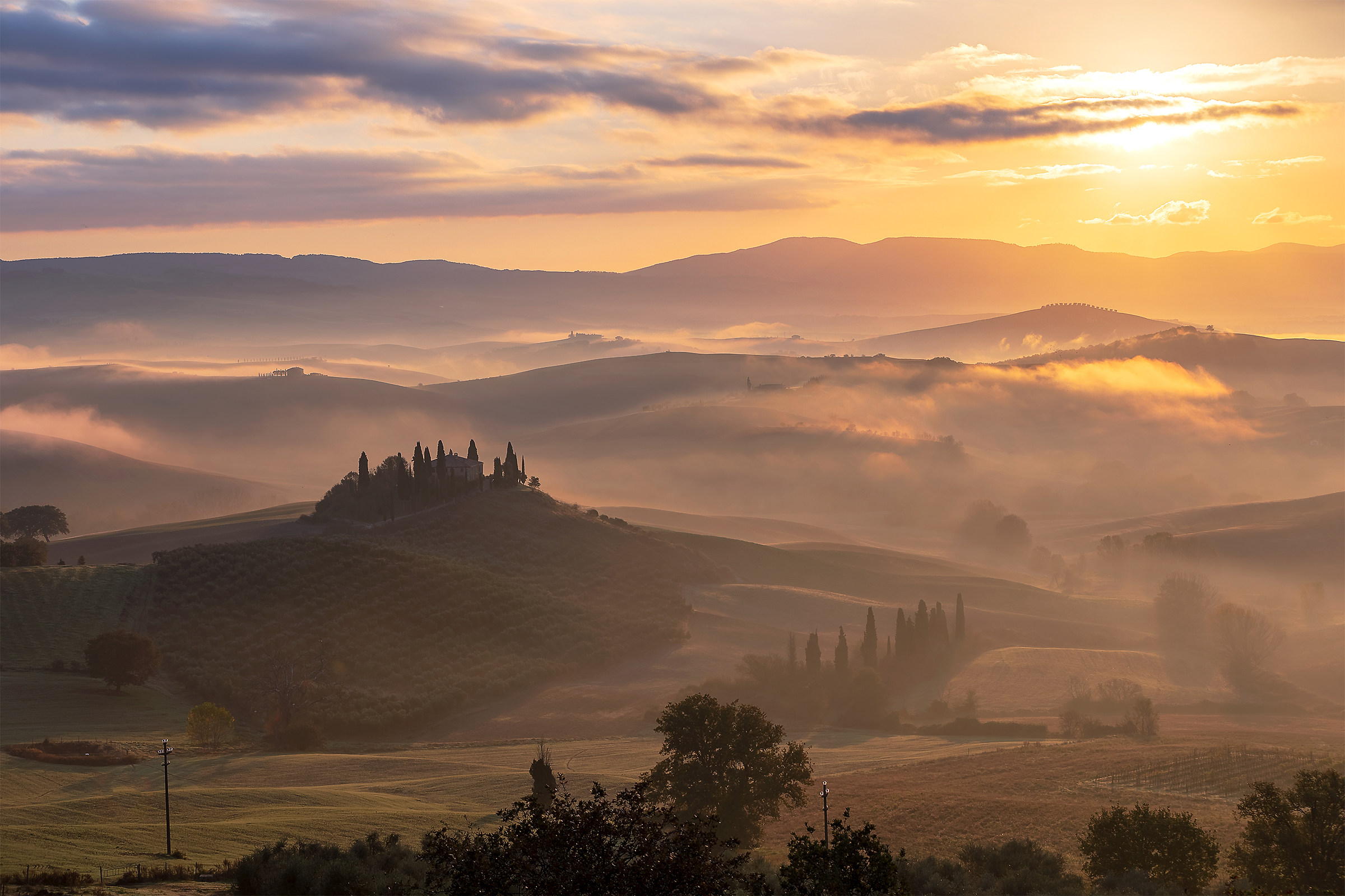 San Quirico d'Orcia belvedere