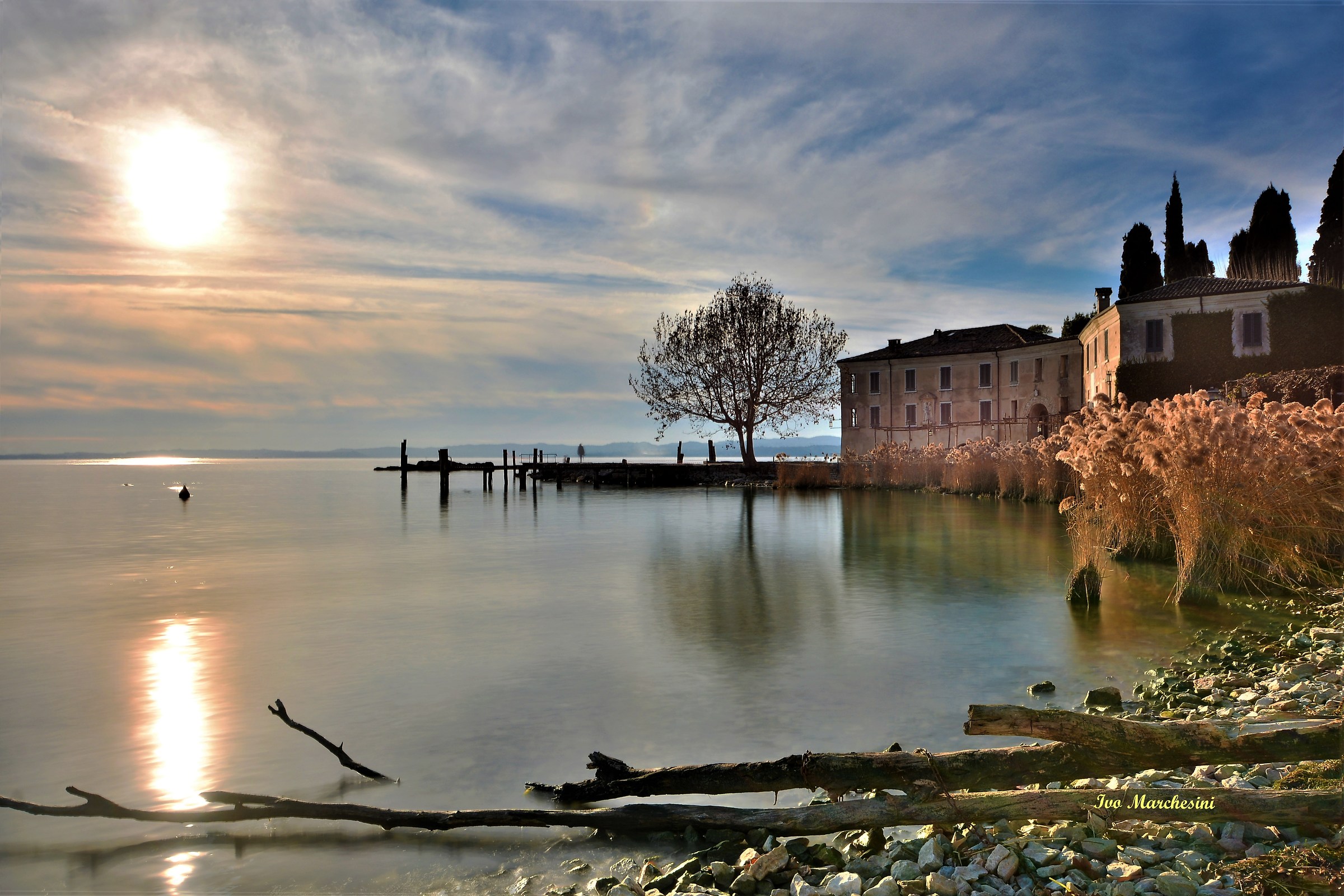 tramonto a punta san vigilio