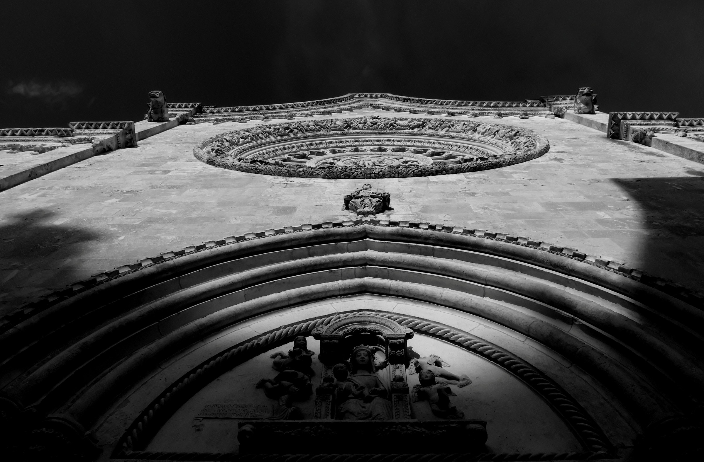 guardando verso l'alto