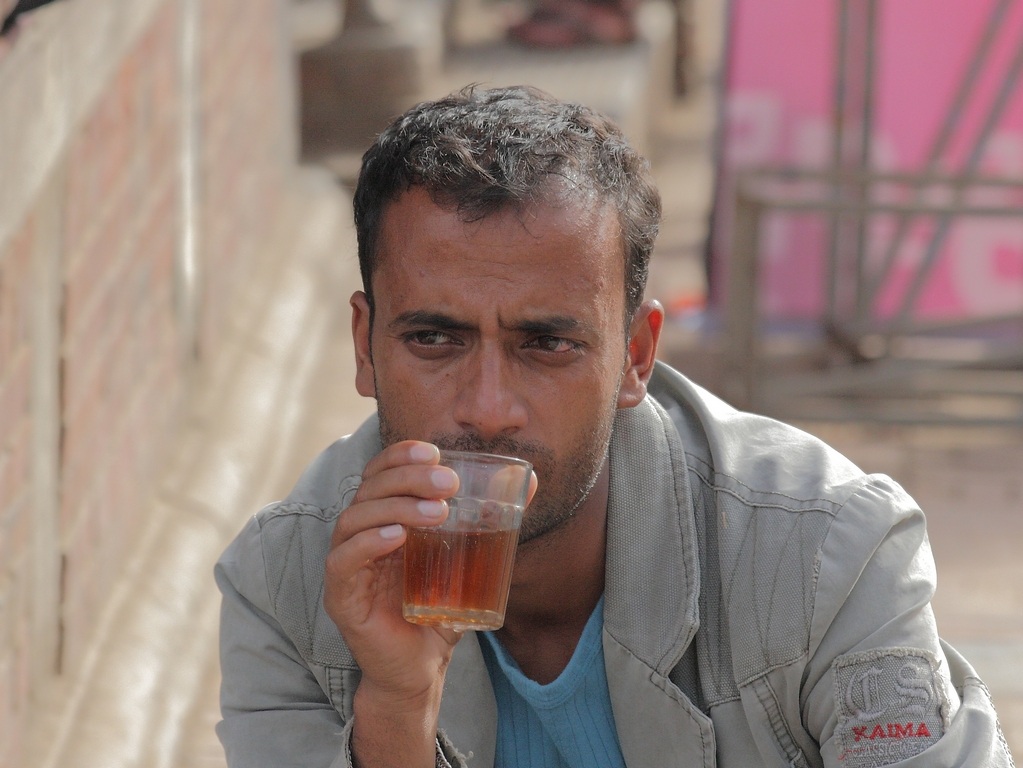 Il bicchiere di tè ... non male.