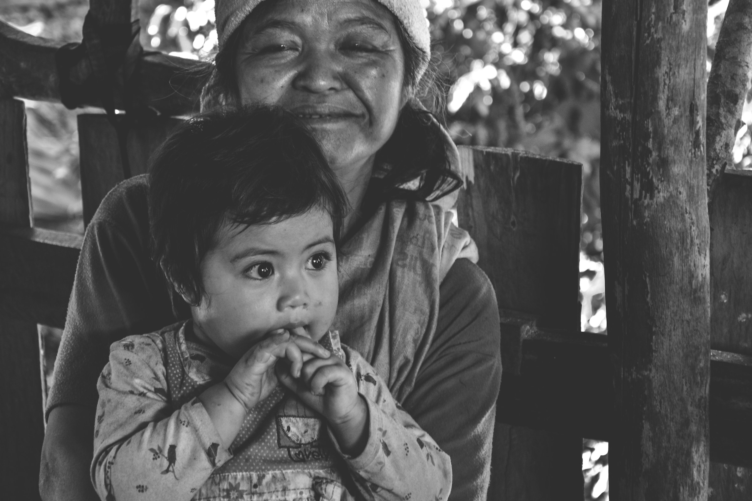 In a village on the Thai mountains.