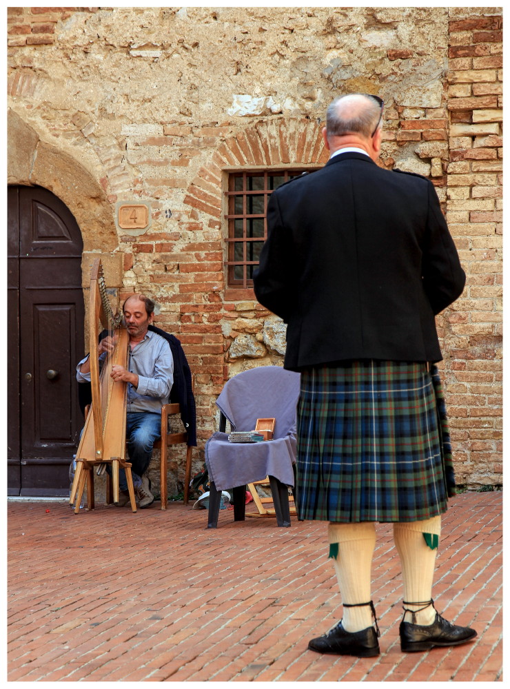 L'arpista e lo spettatore