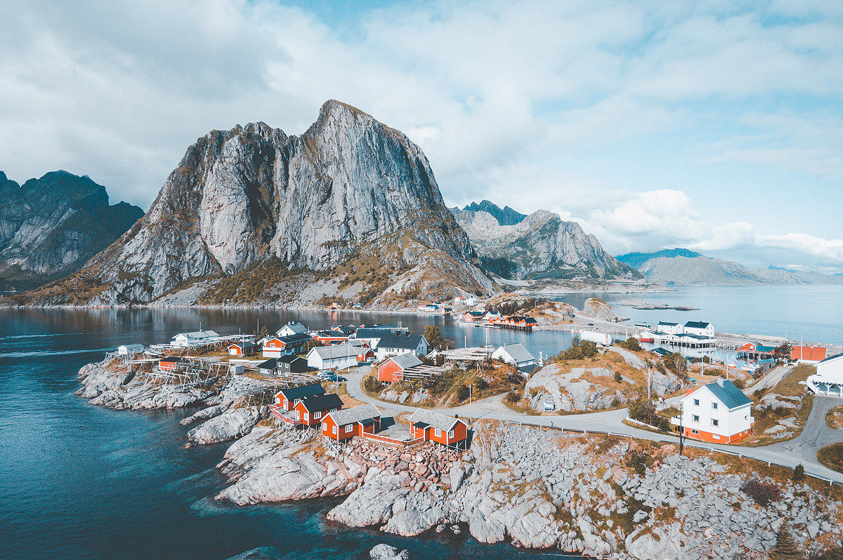 Hamnøy-The most famous houses of the Lofoten