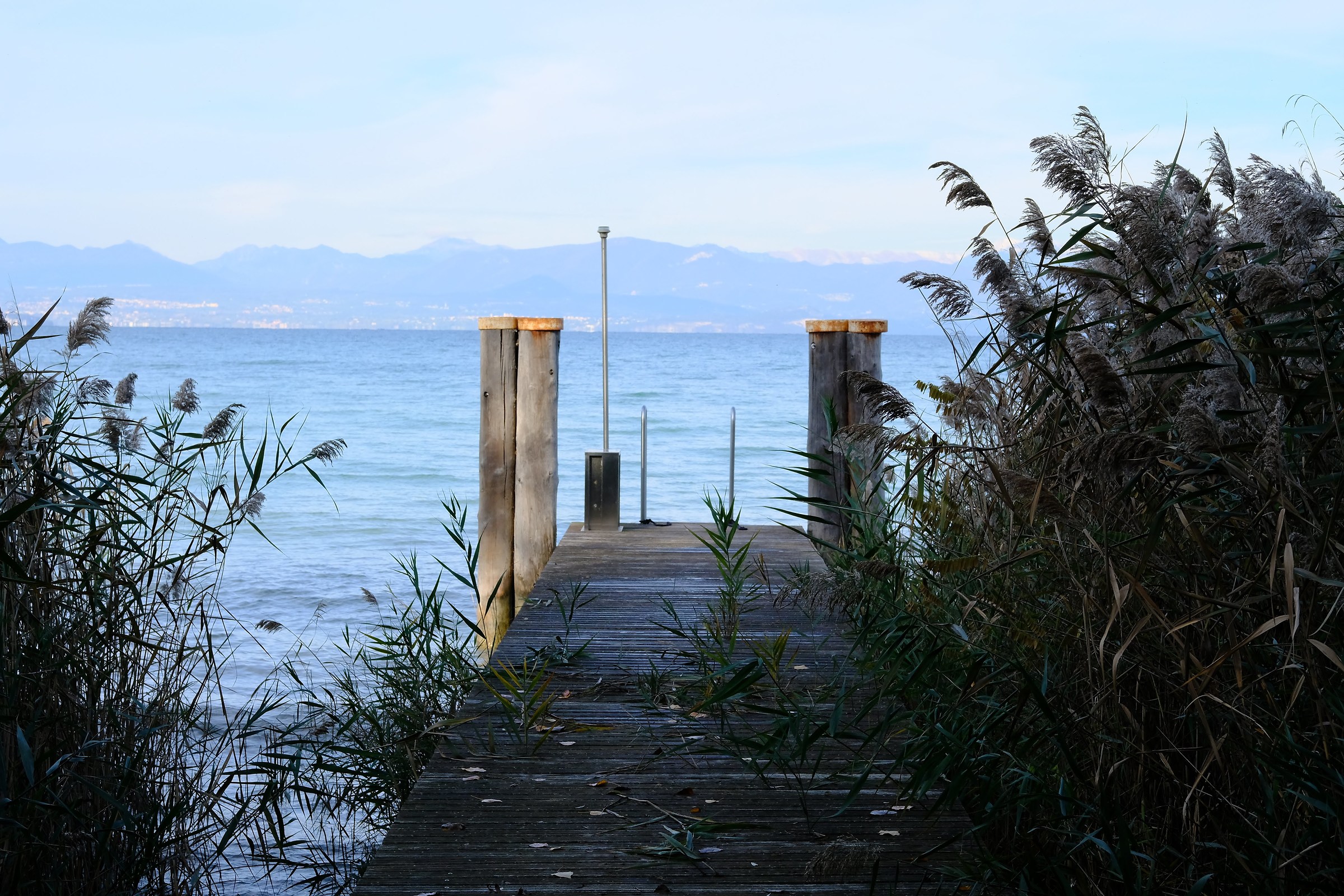 Pontile sul lago di Garda