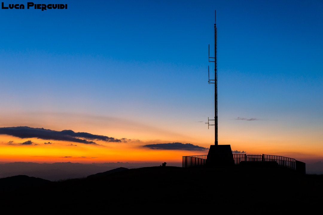 Tramonto in Pratomagno