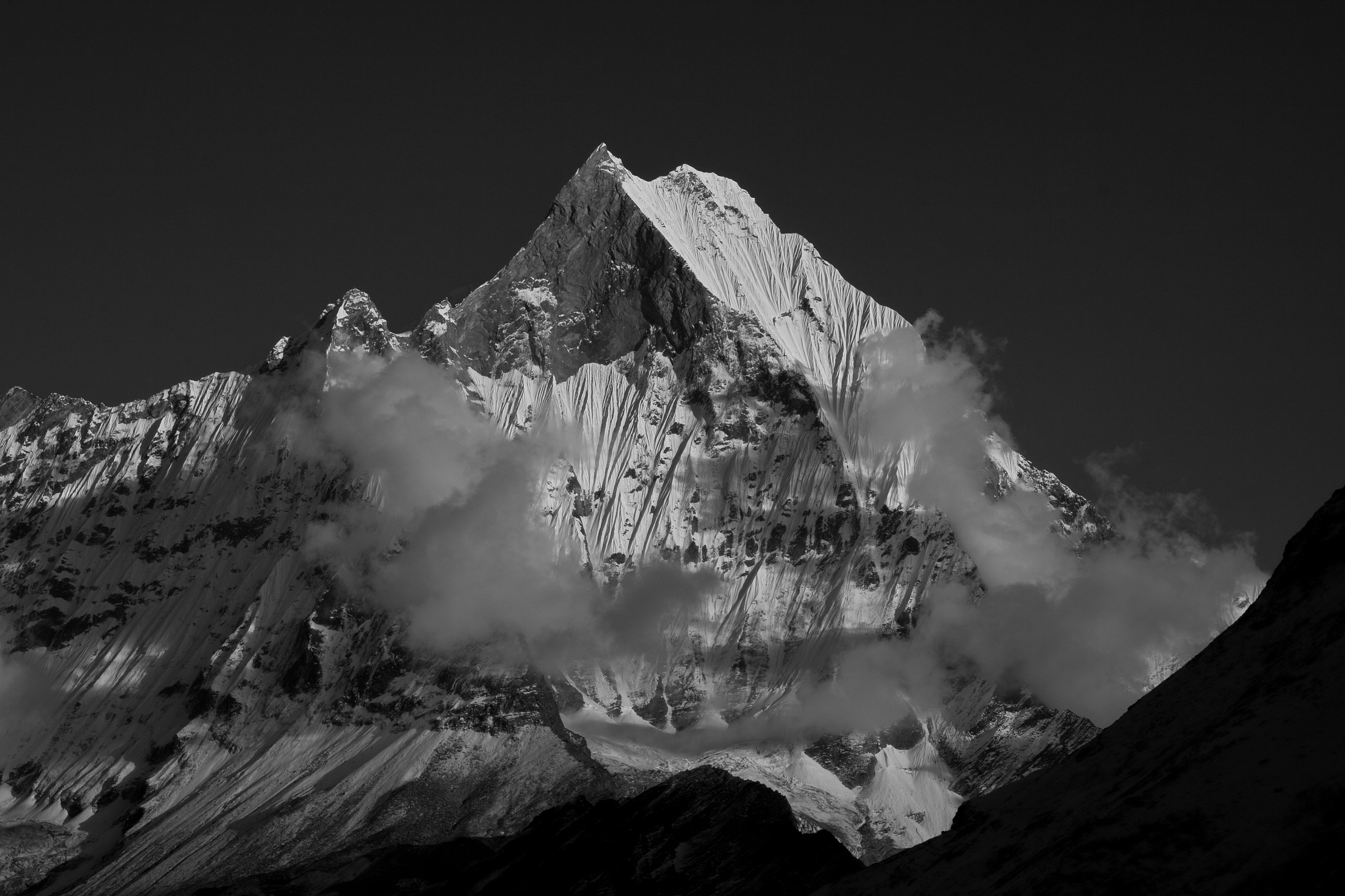 Machapuchare dall' abc.