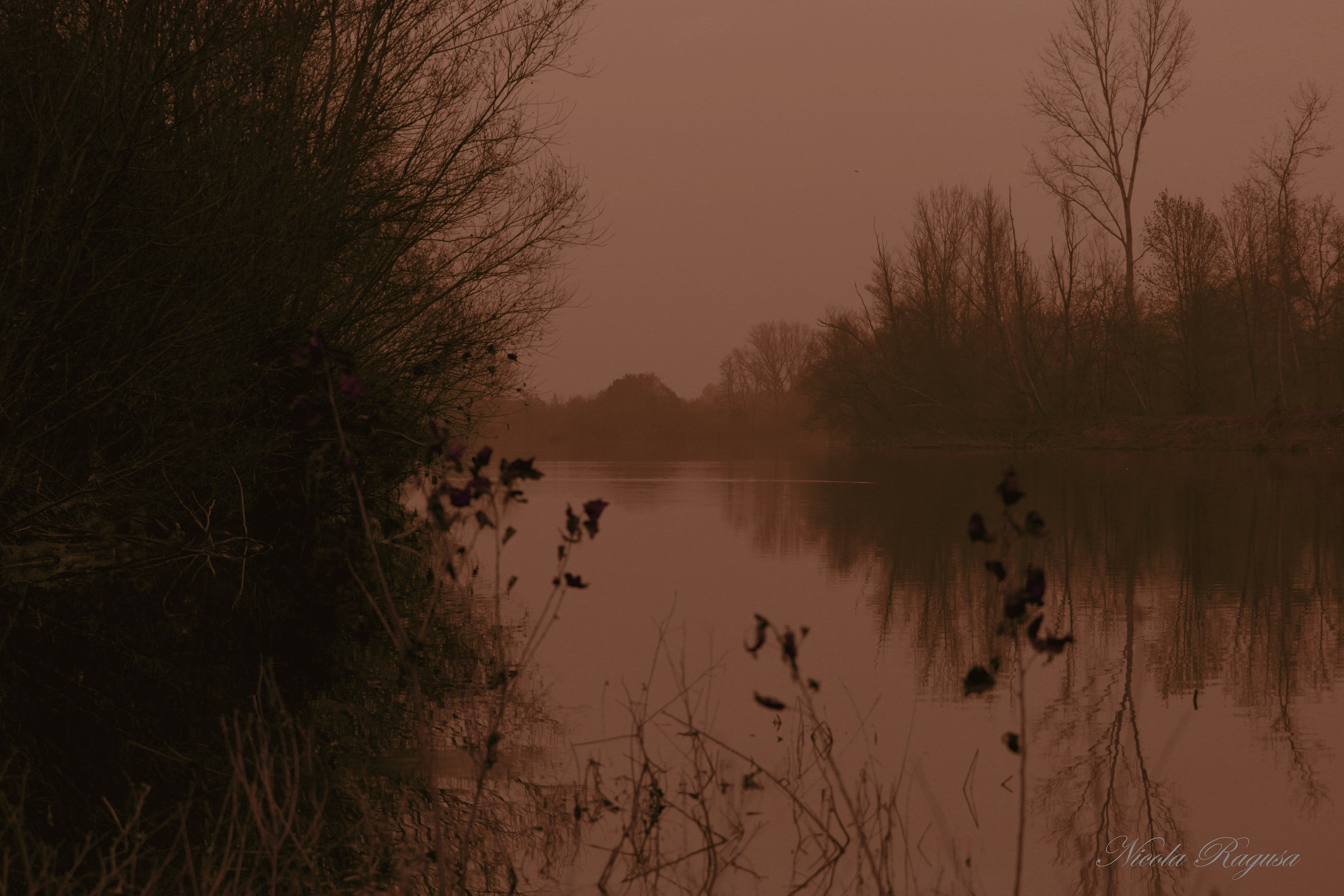 The river at dusk