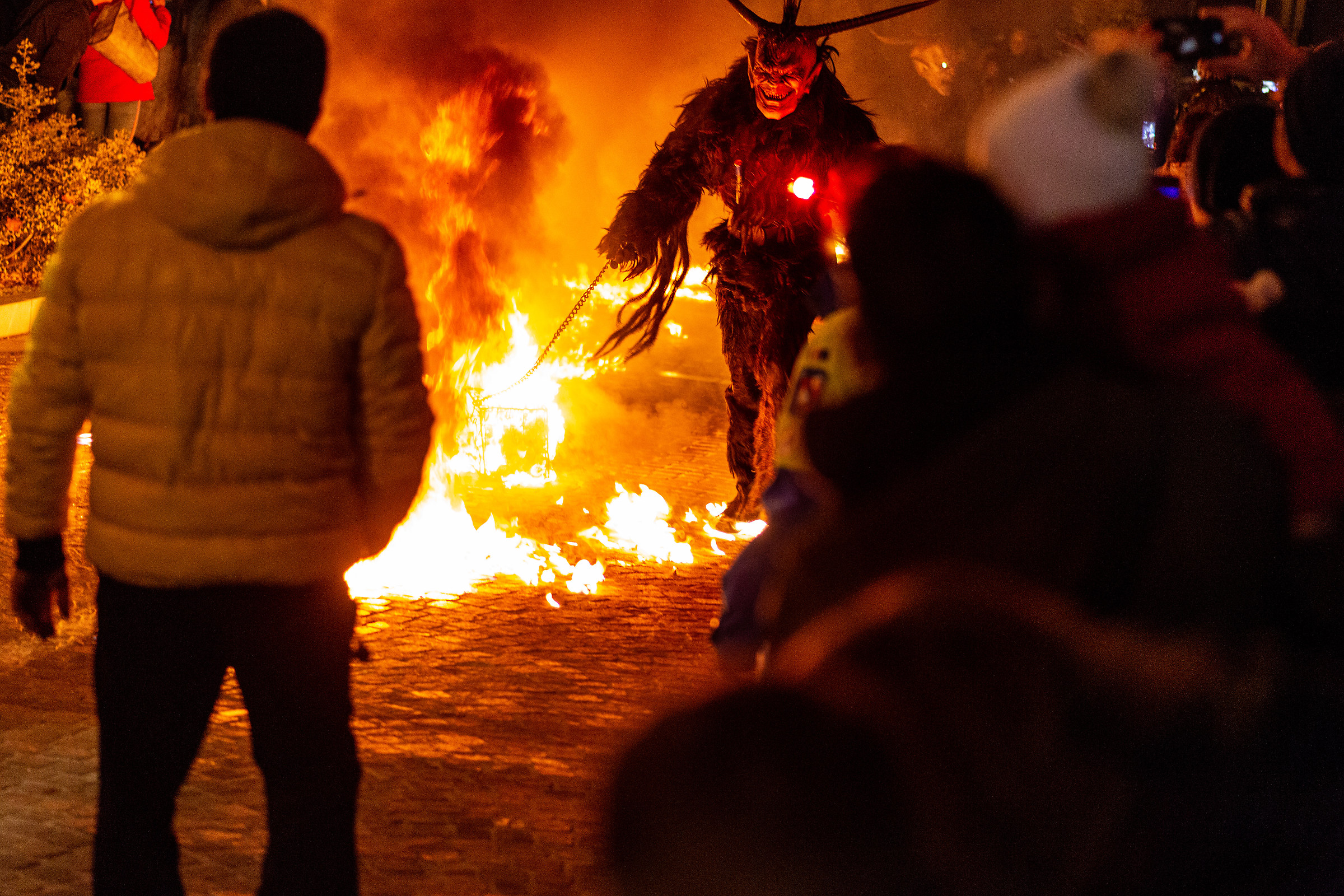 La discesa, Krampus a Pradamano