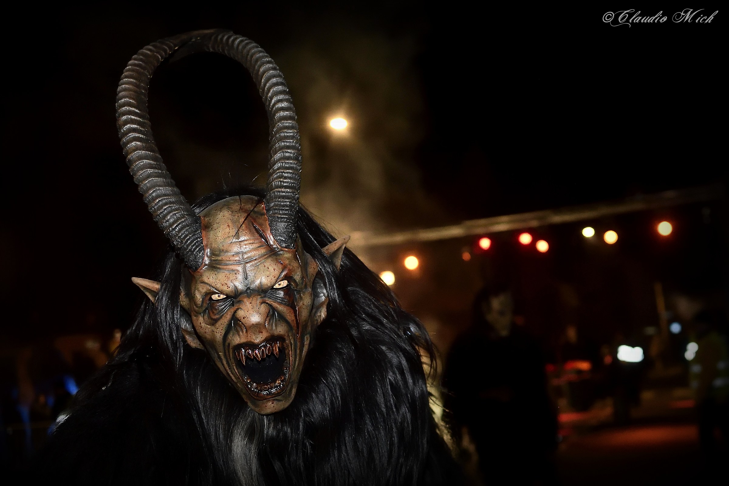 First night of the Krampus. Predazzo 2018