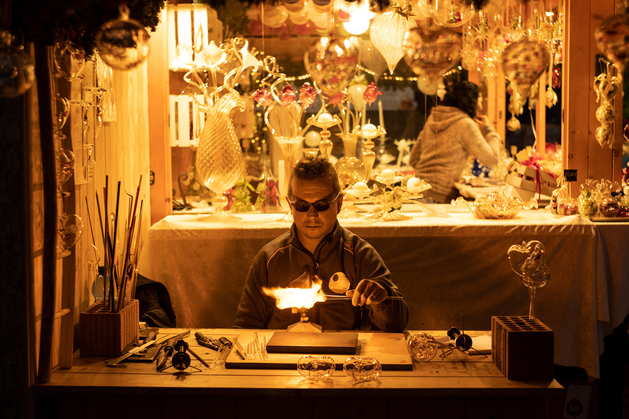 The Master glassmaker-Levico Terme, Christmas markets