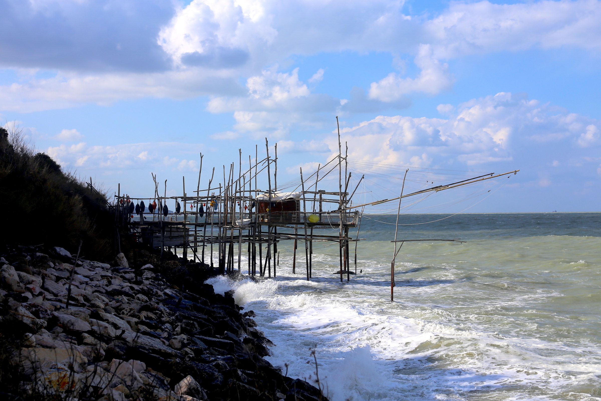 Trabucco esistente a Fossacesia(CH)