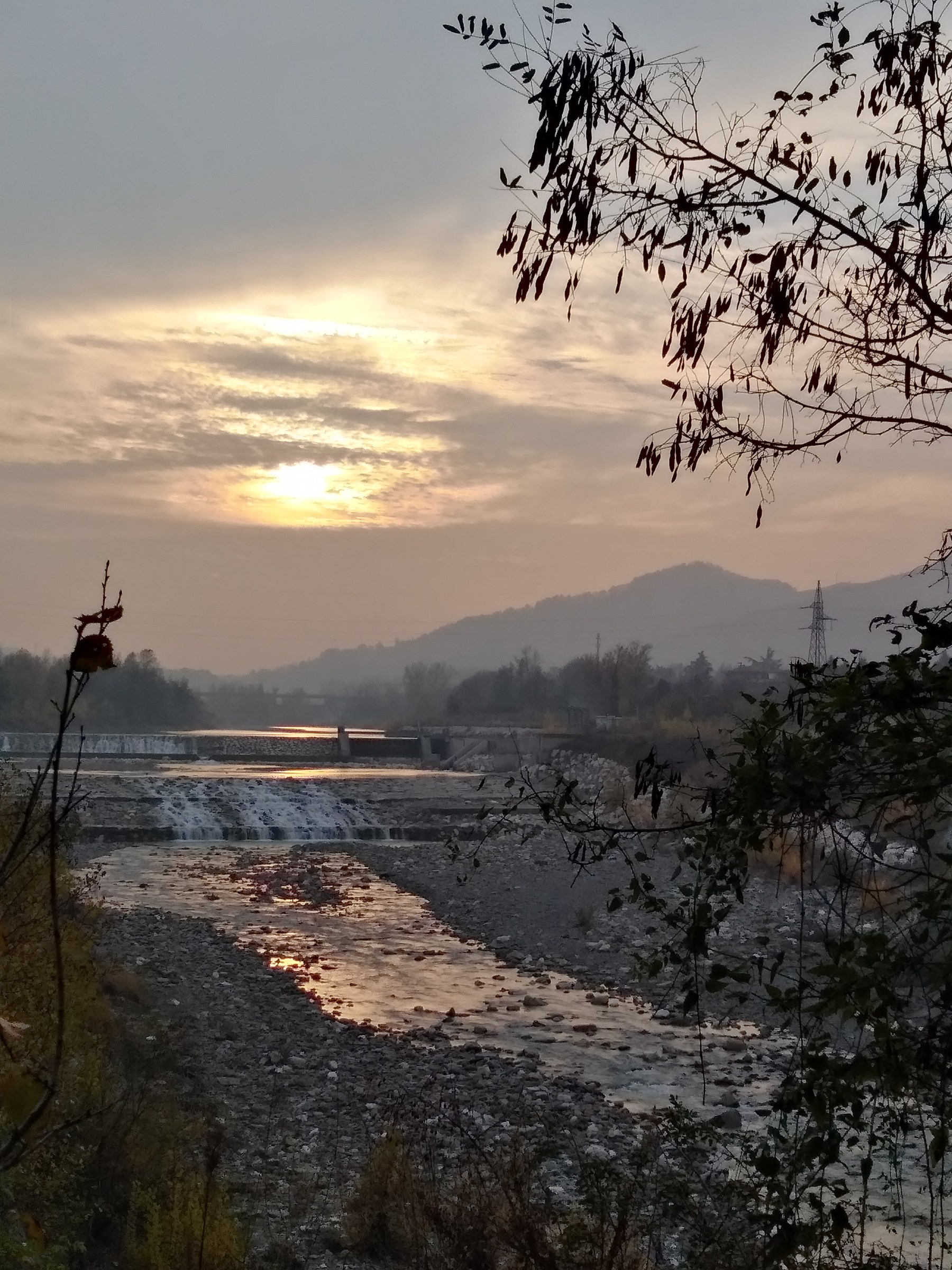 And it's just evening.