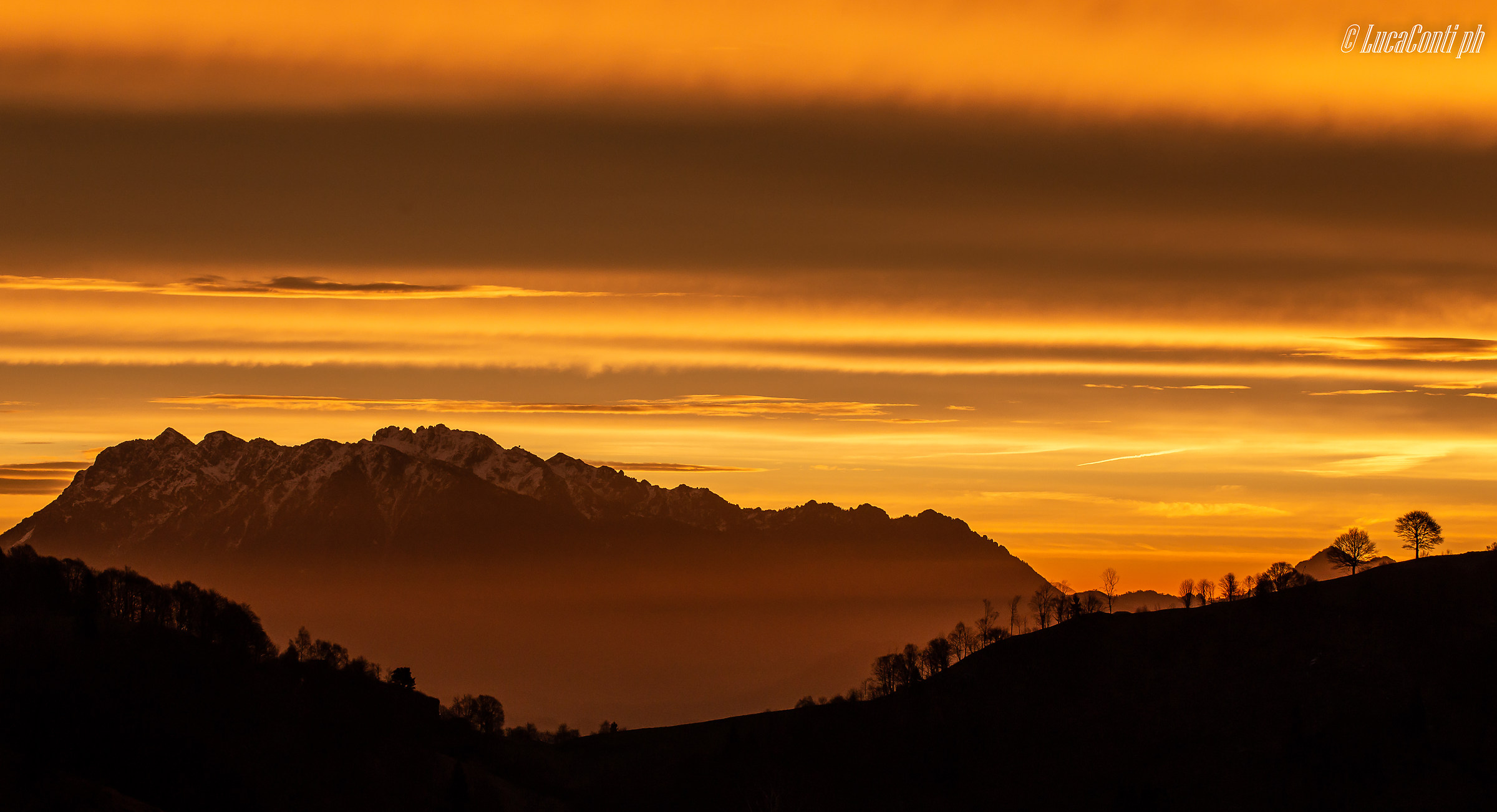 Alba infiammata ( Valsassina )