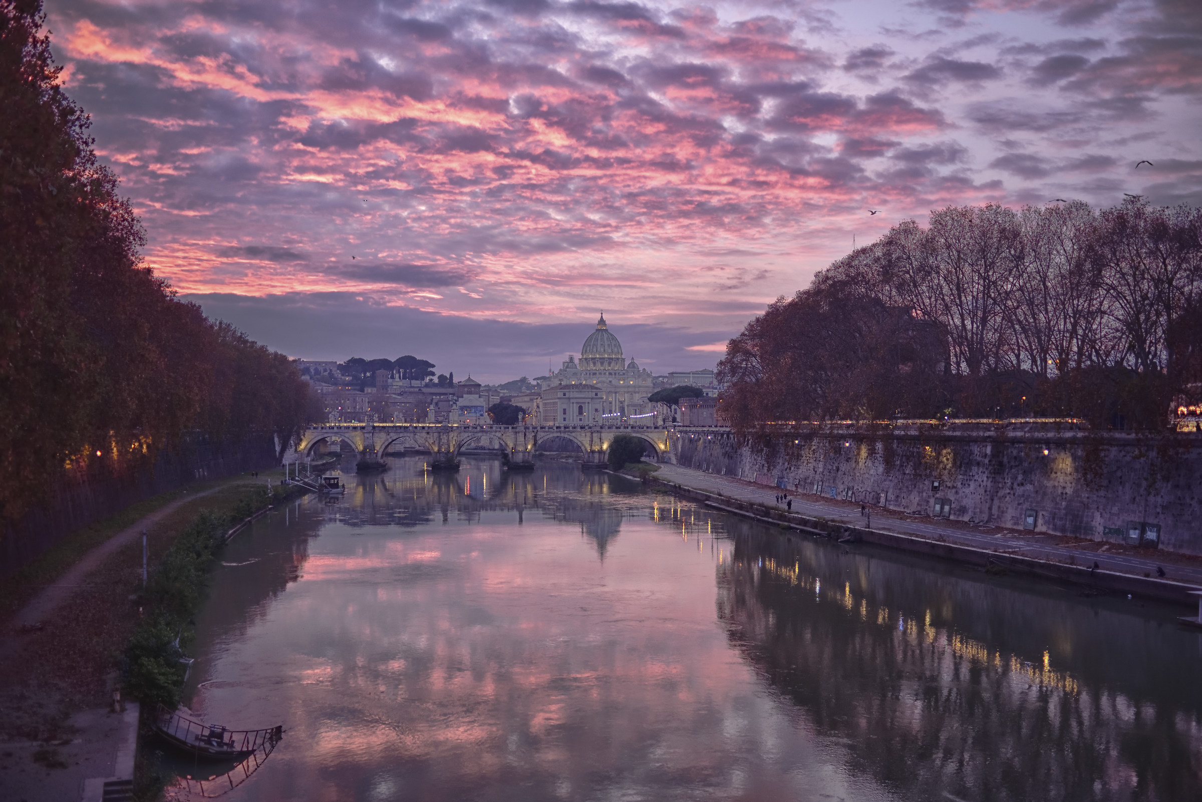 Blue Hour in Rome