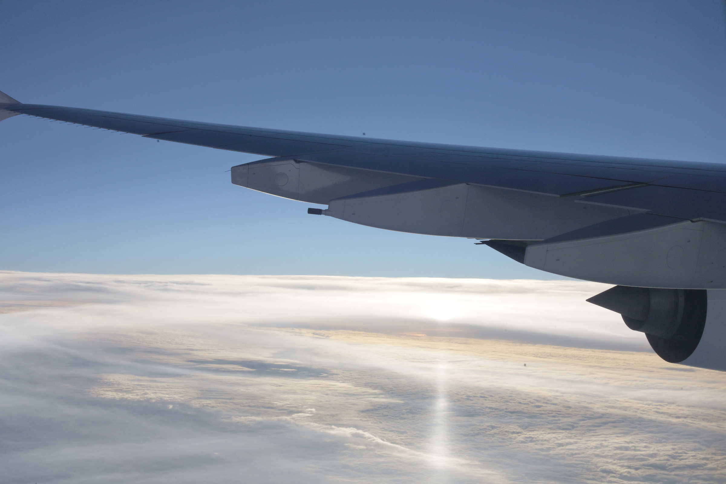 nuvole su oceano atlantico