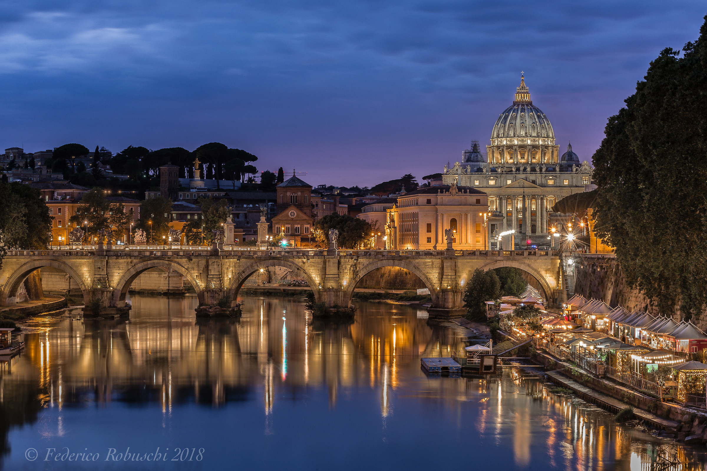 Sunset from Ponte Umberto I