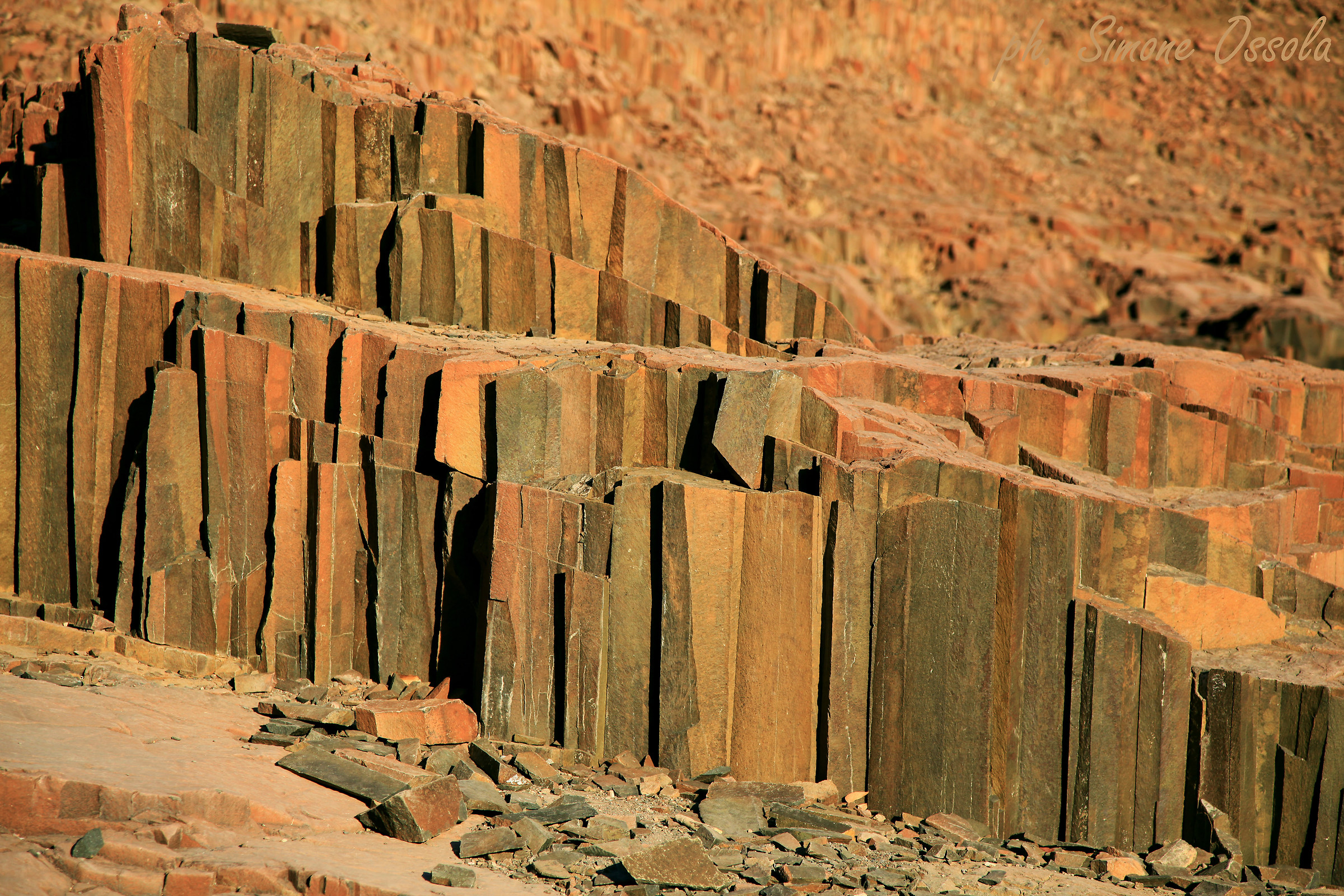 Pattern at Organ Pipe Canyon