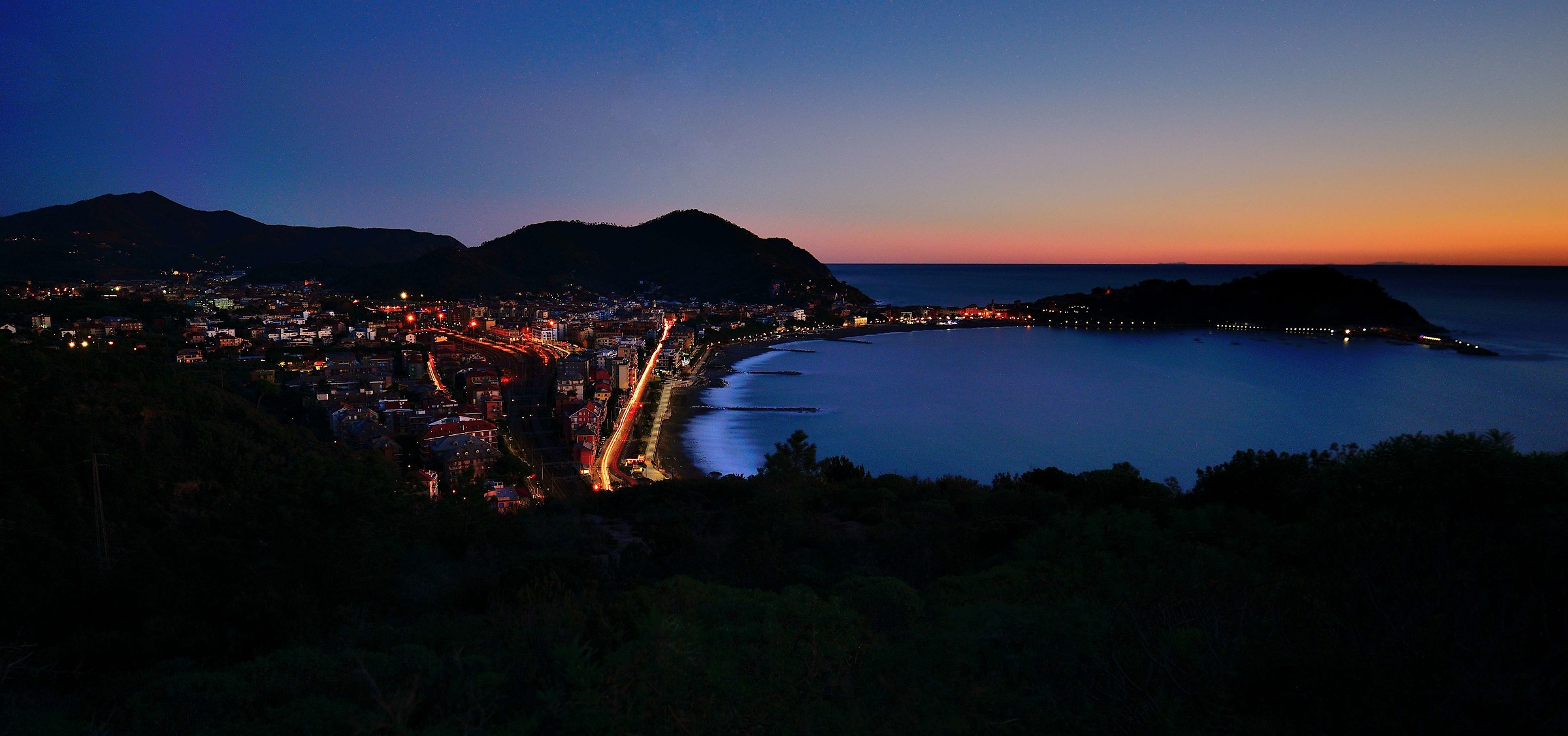 Blue Hour in Sestri Levante