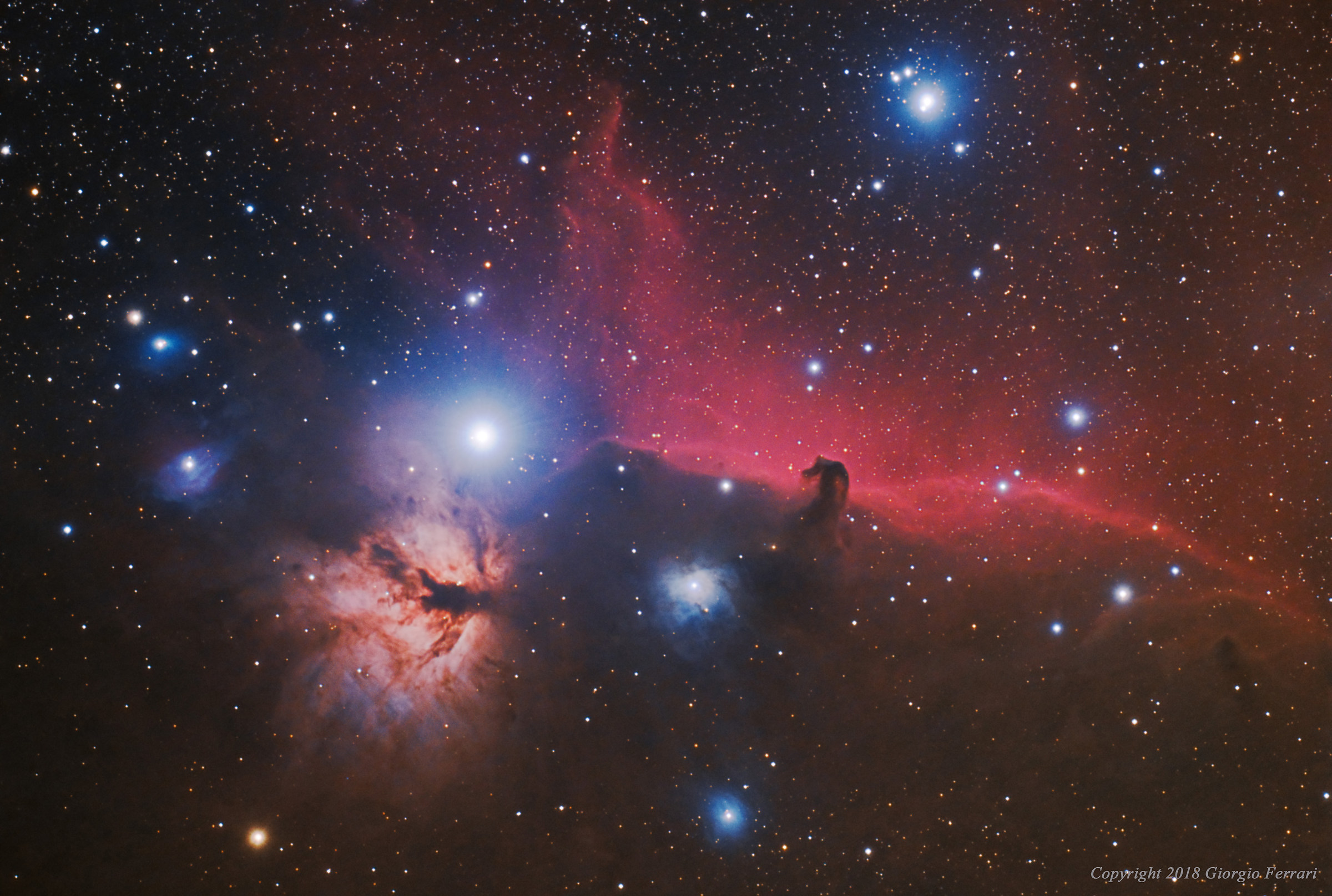 B33 horse head and NGC2024 Nebula Flame