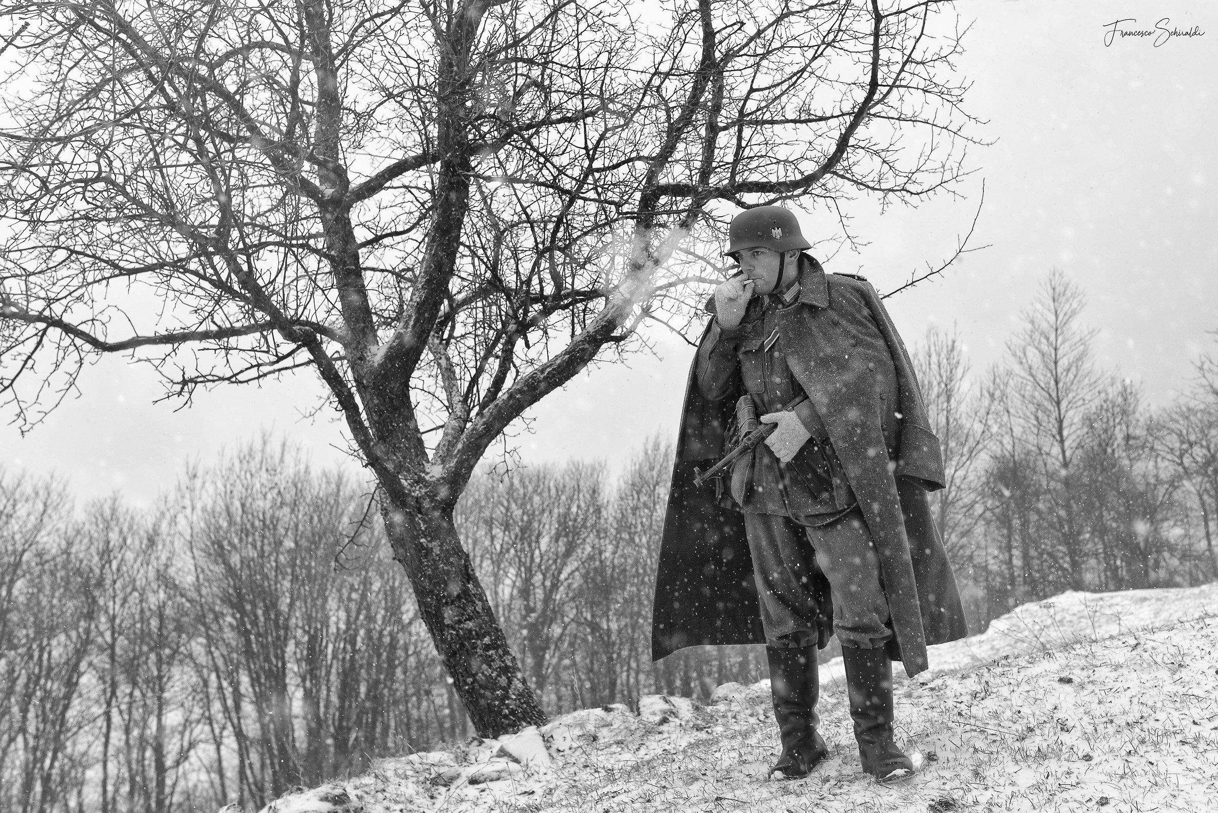 Soldato tedesco in relax