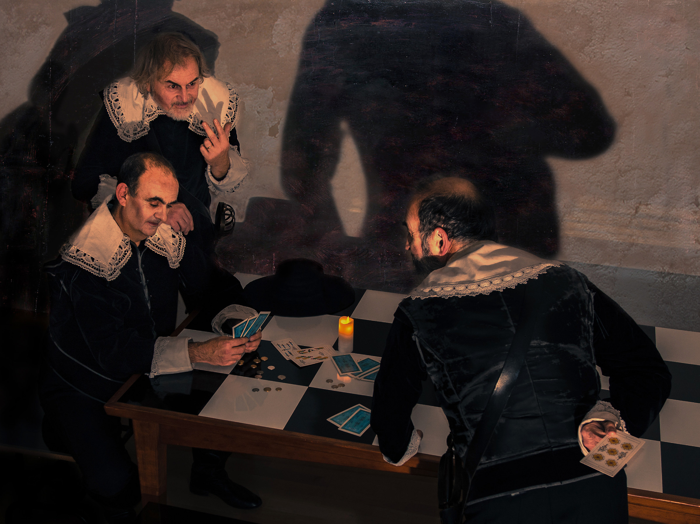 The three crons (the Bari of Caravaggio).