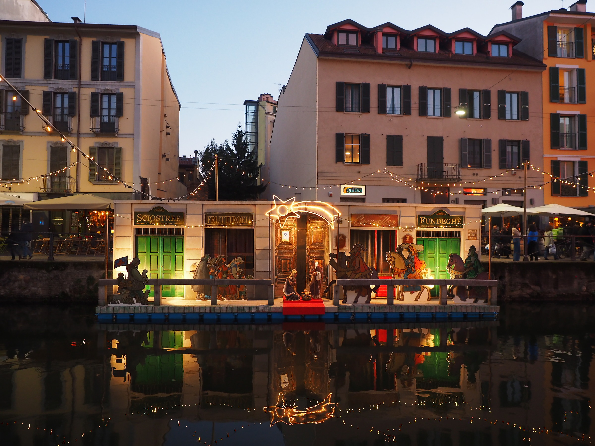 Presepe sul Naviglio