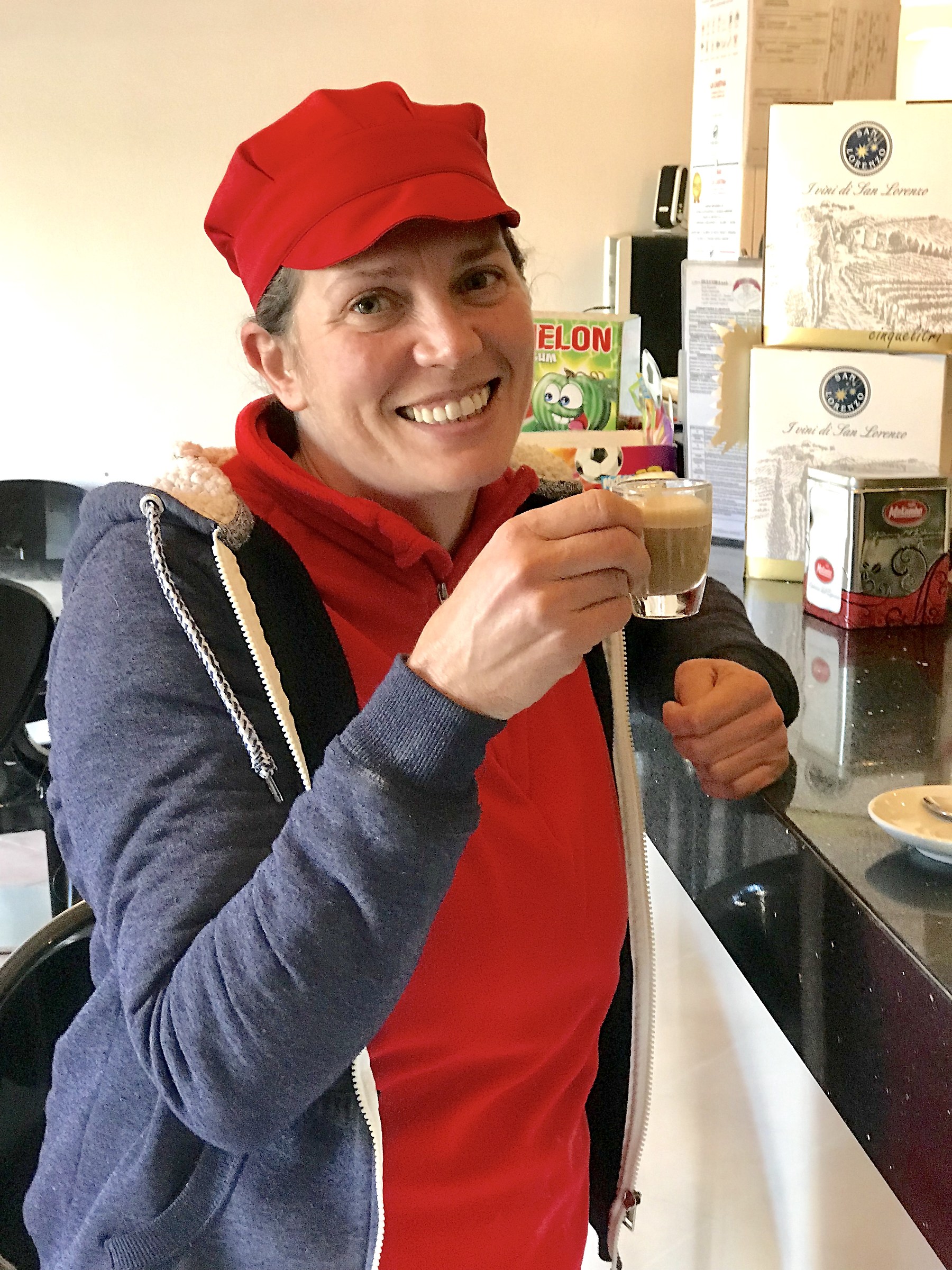 Coffee with my Fornaia.