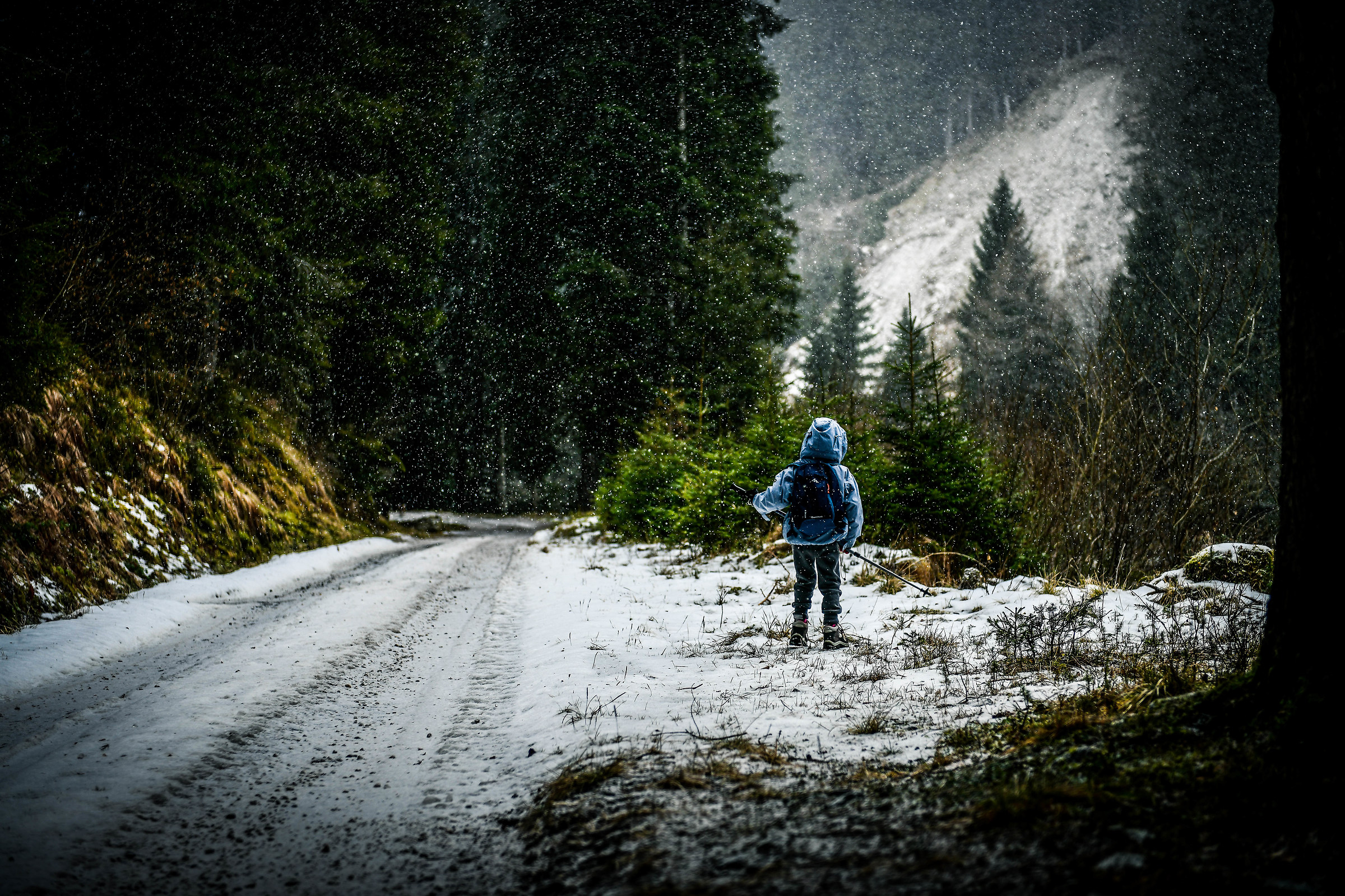 un folletto sotto la neve...