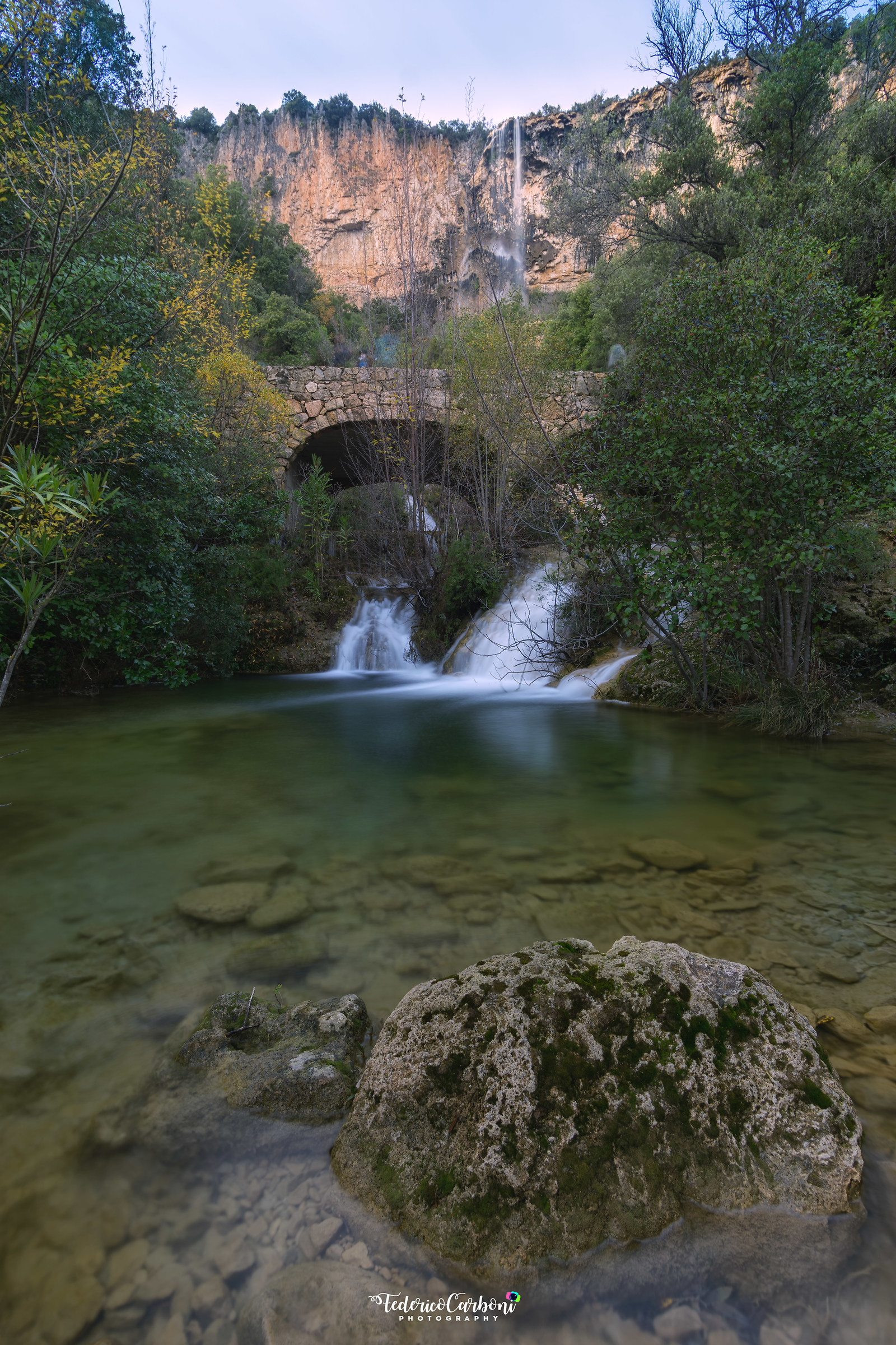 The Lequarci Waterfalls