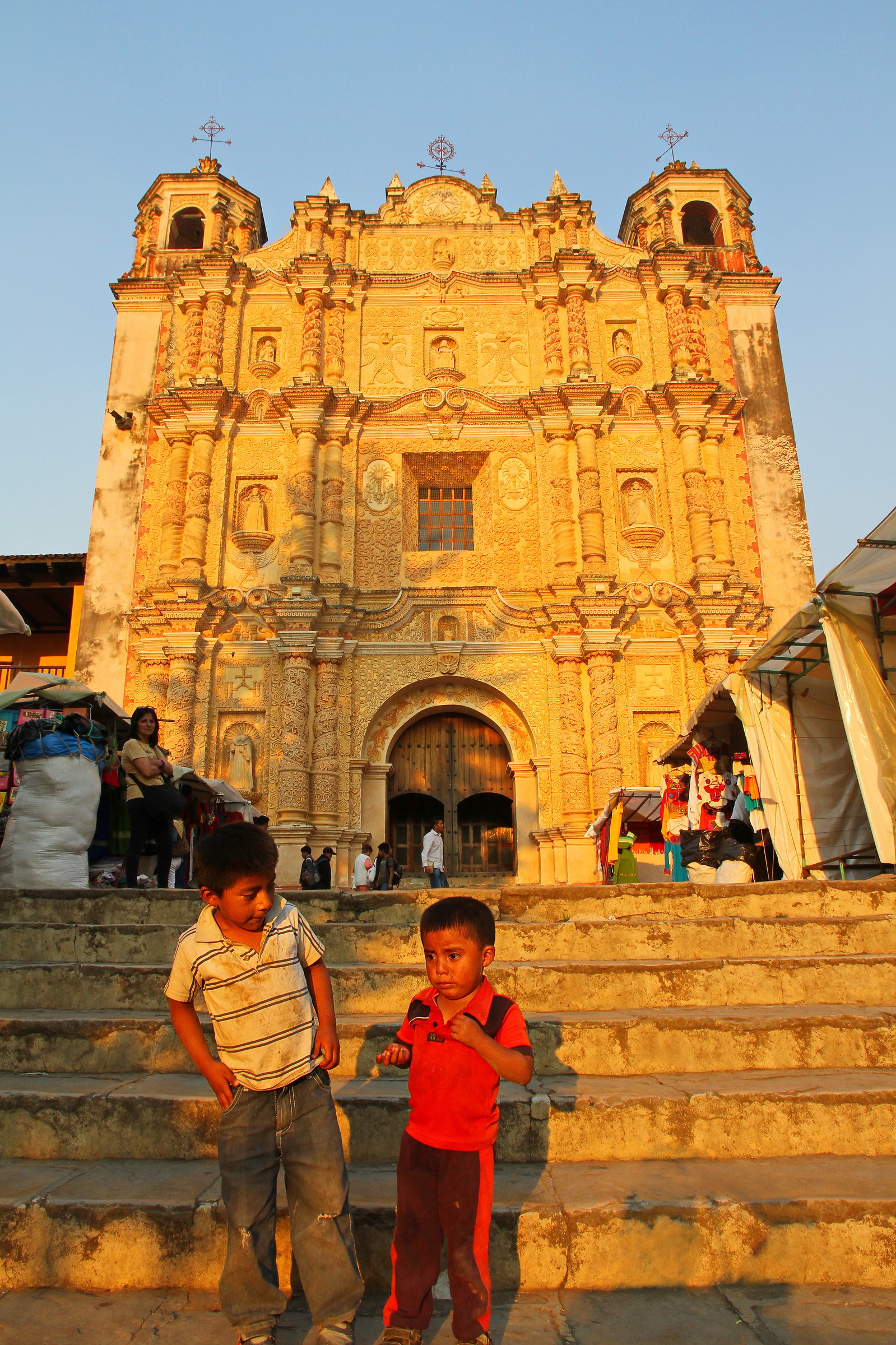 San Cristobal: One minute after a fall on the steps
