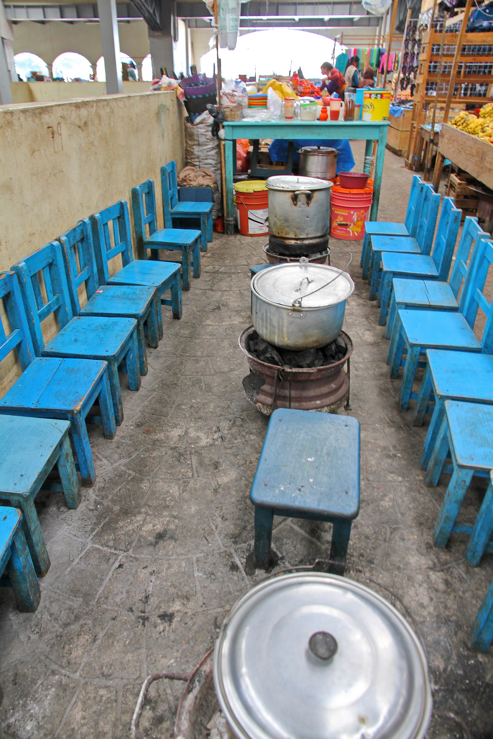 San Juan Chamula: Restaurant at the market