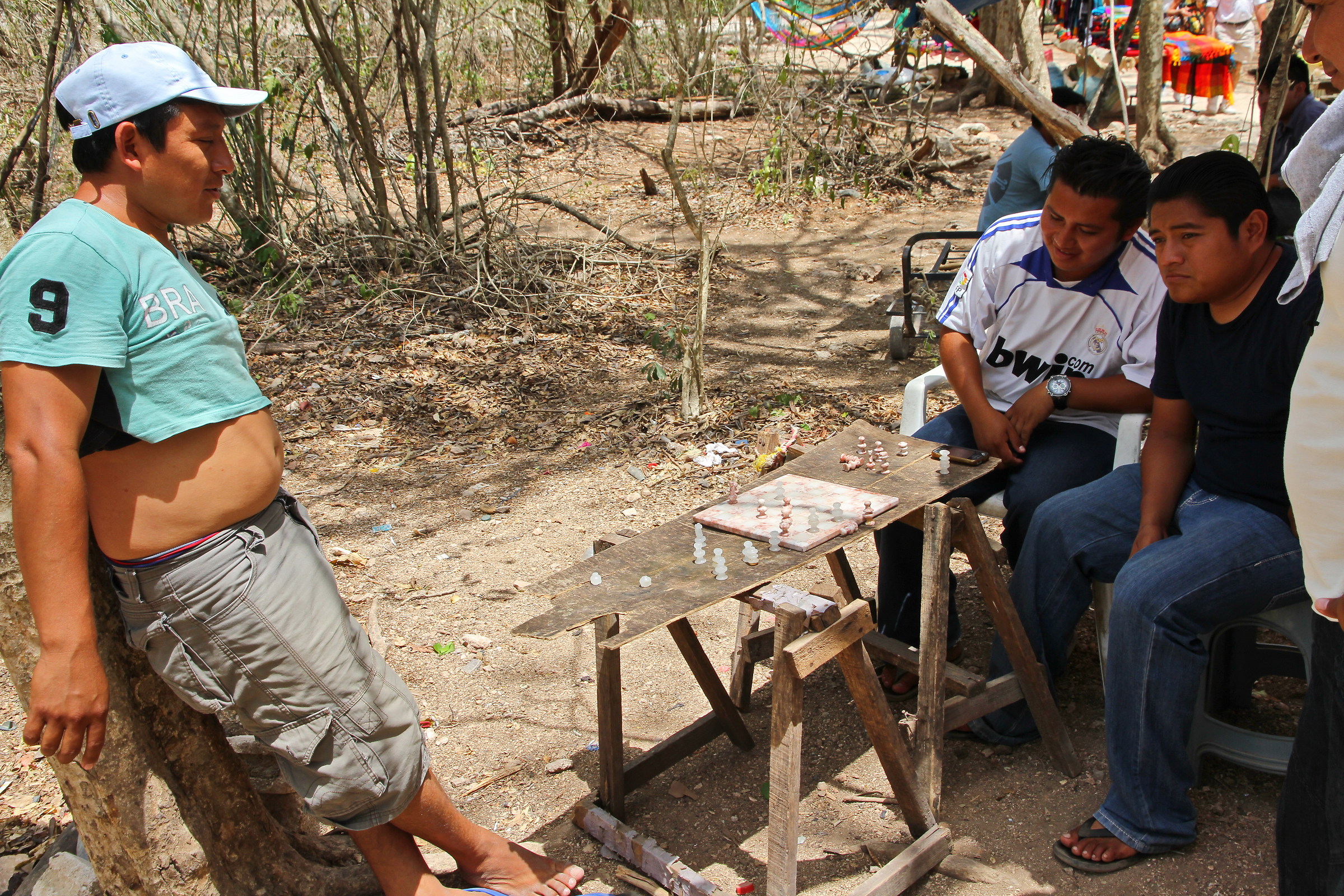 Chichén Itzá: Chinese checkers players