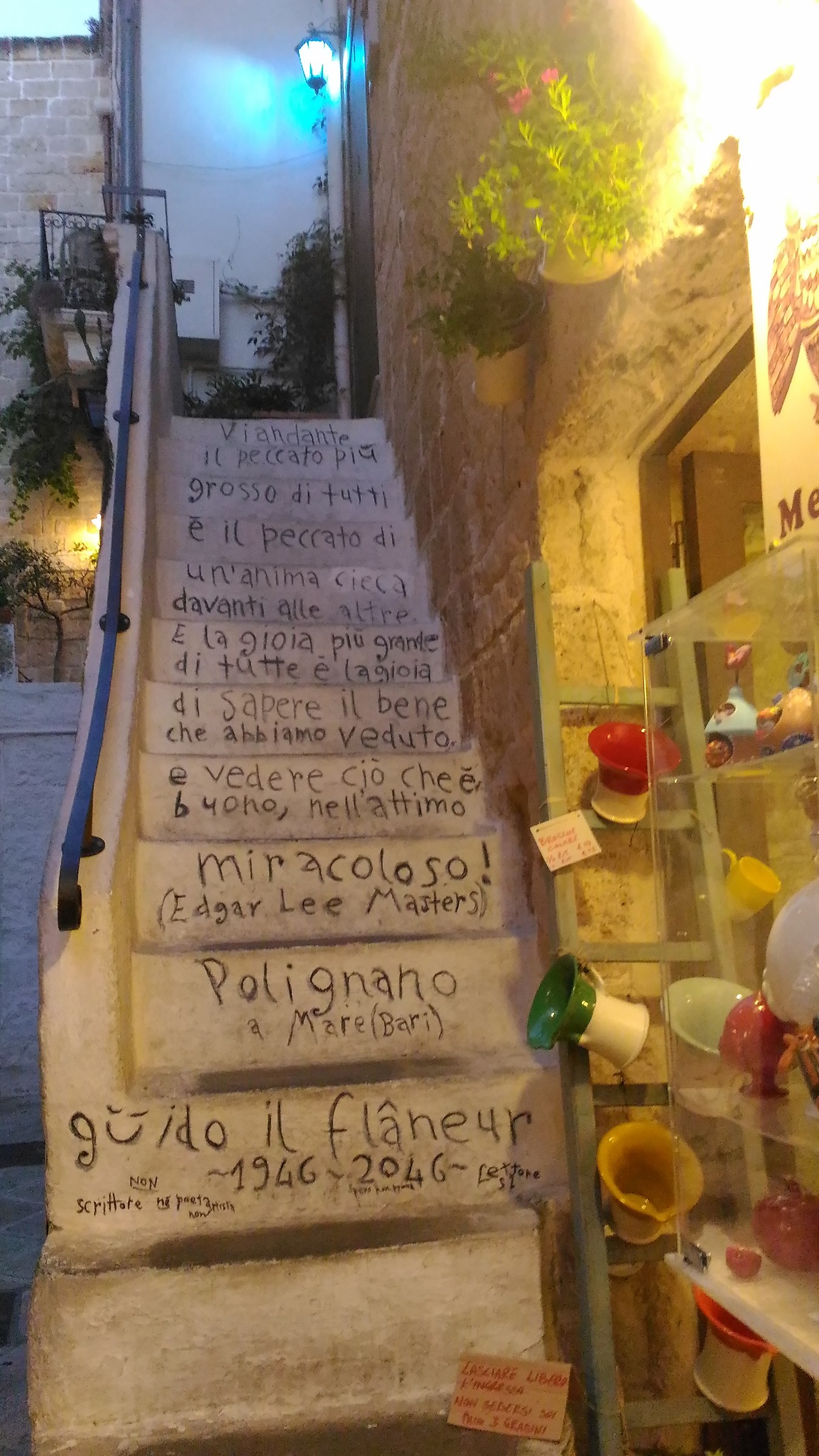 The Poets ' Staircase-Polignano a Mare