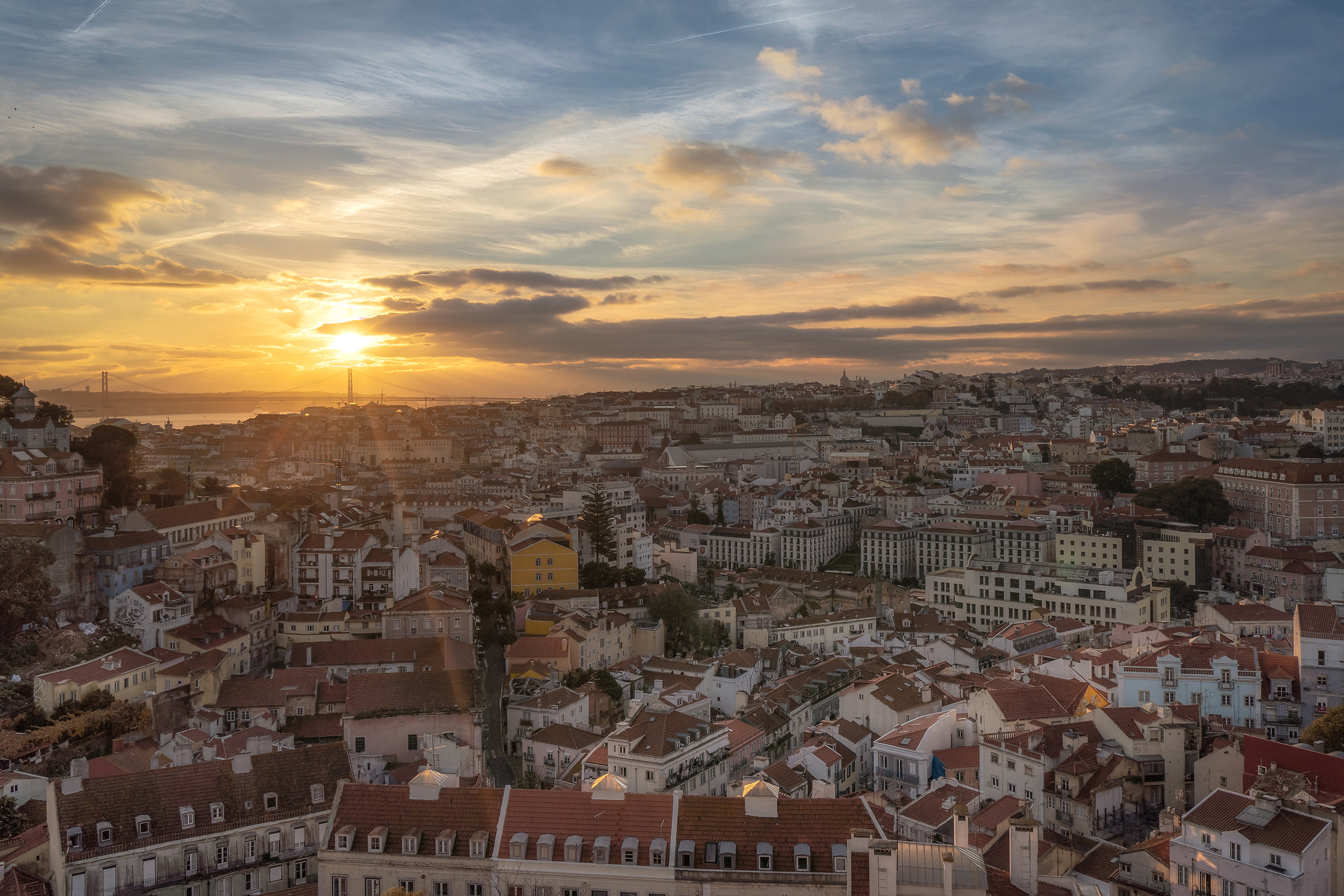 Lisbon at sunset