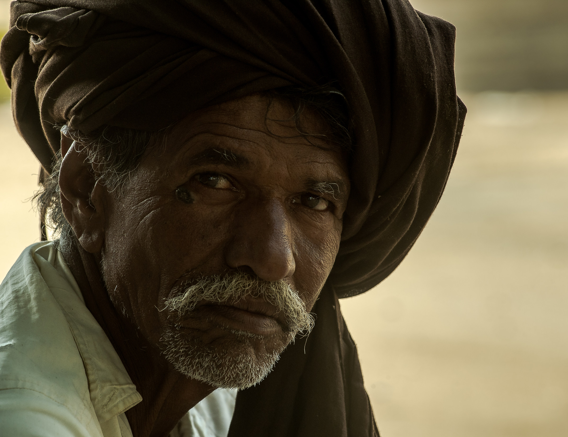 Man with Brown turban