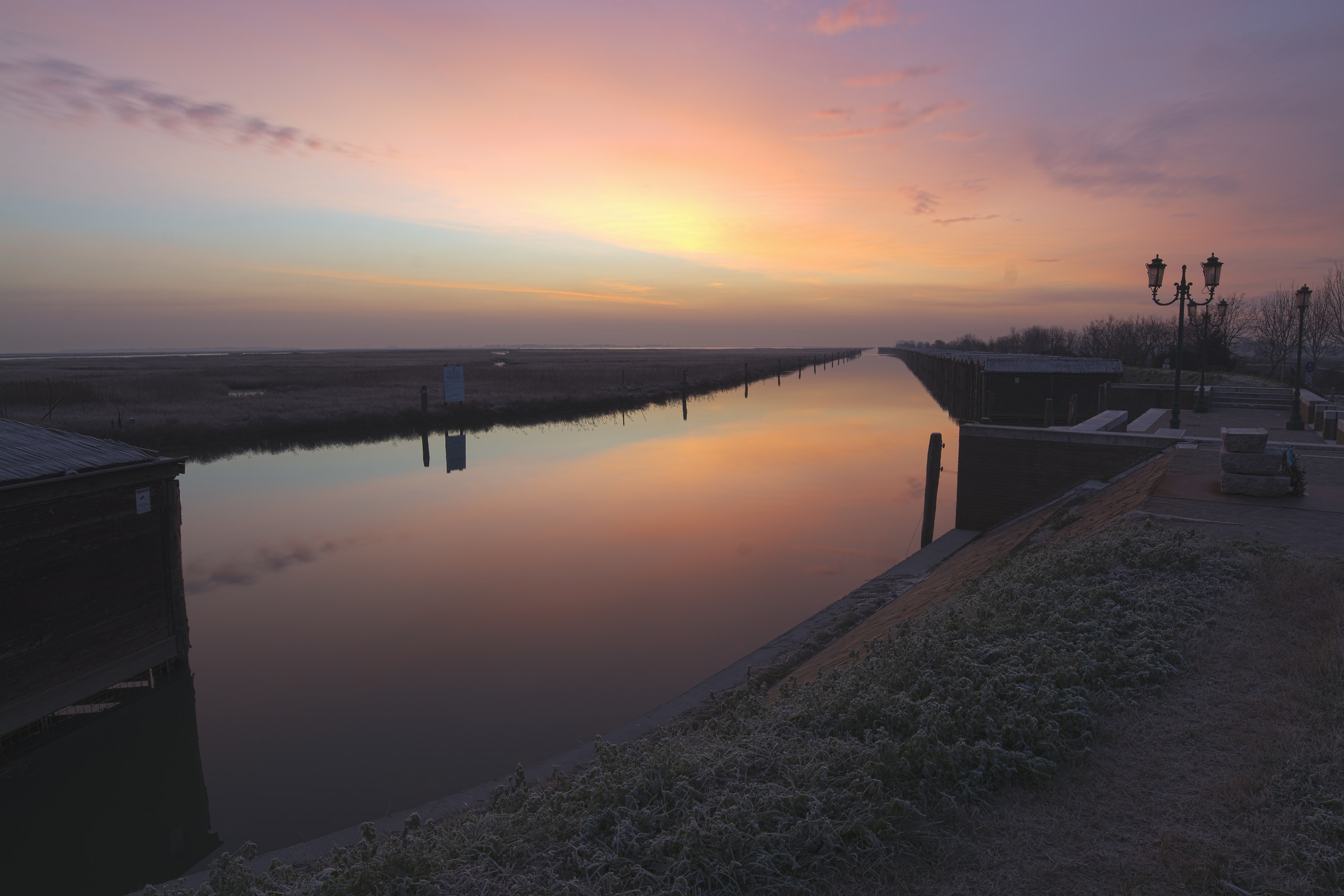 Sunrise in the lagoon Veneziana_4