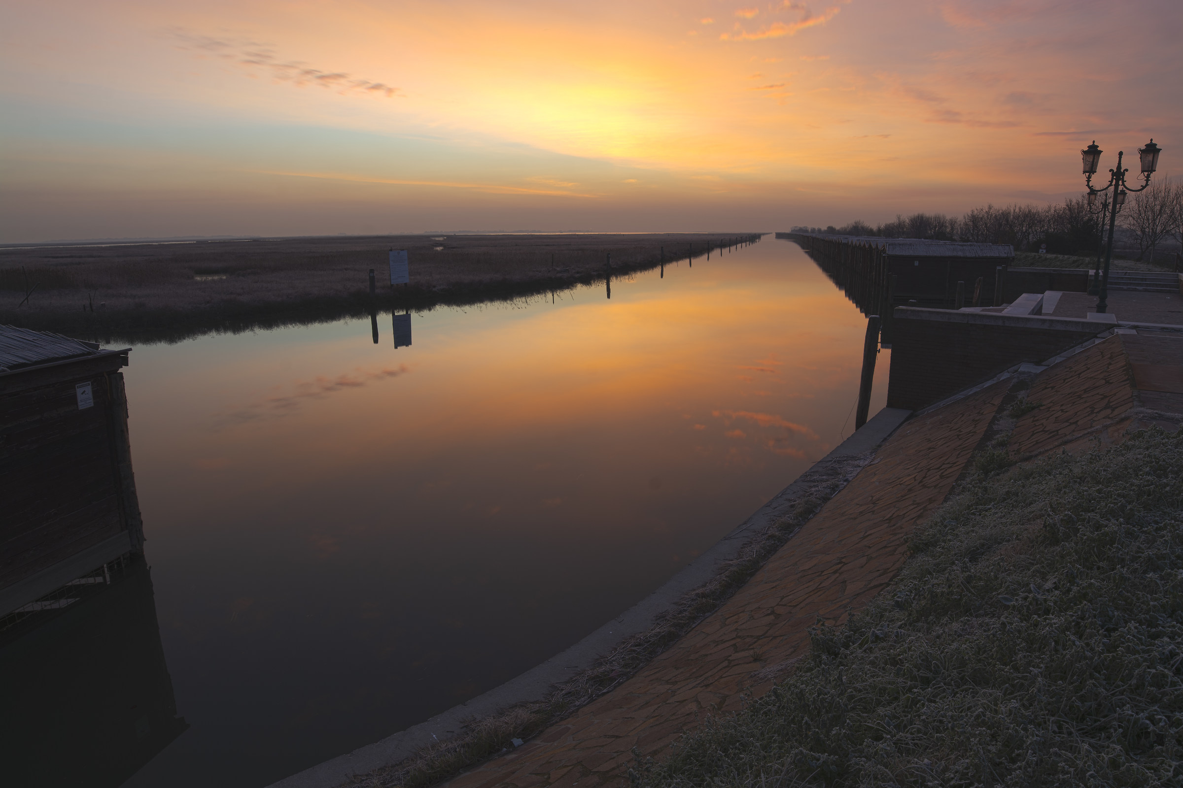 Sunrise in the lagoon Veneziana_6