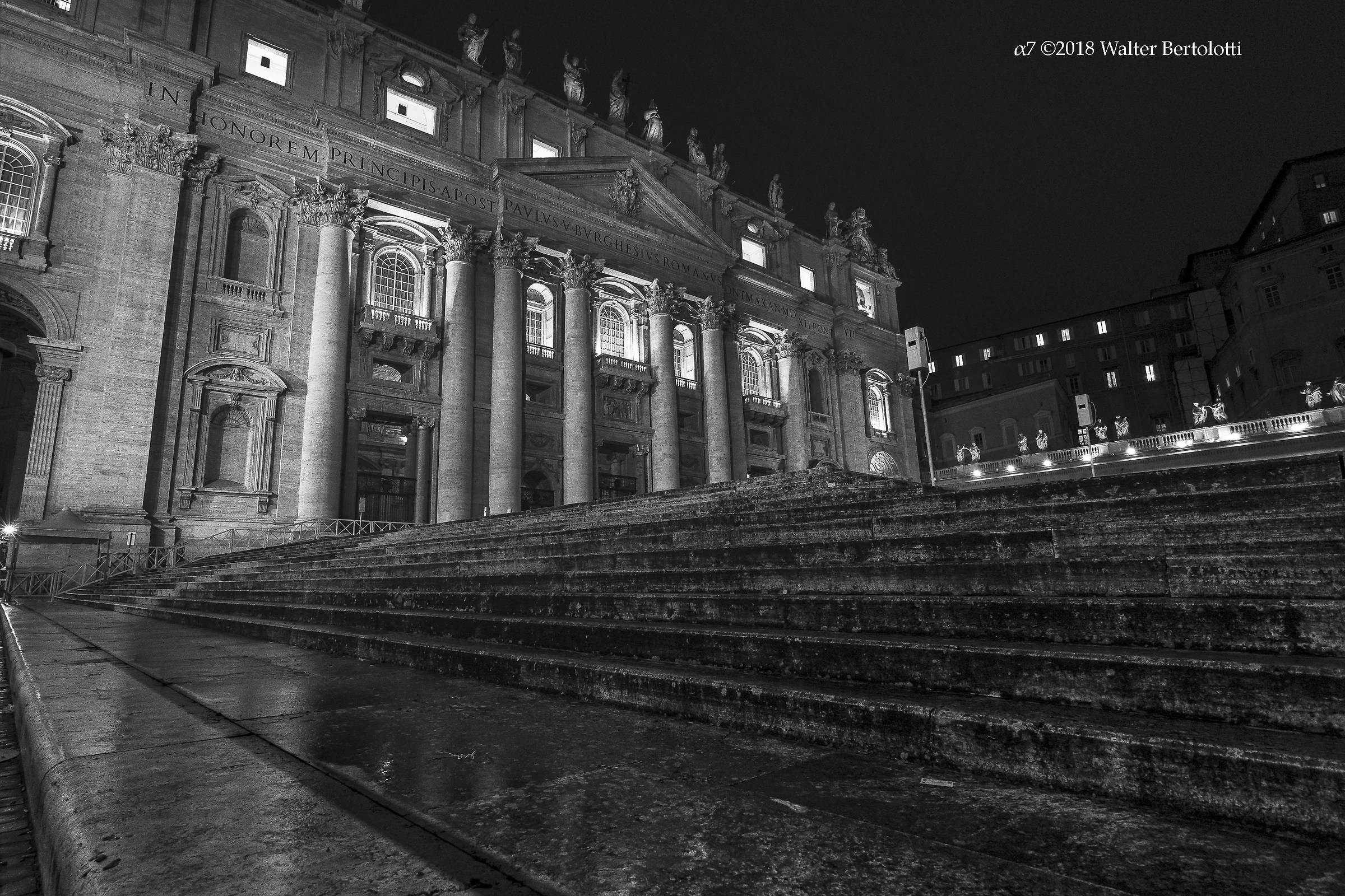 At the foot of the story