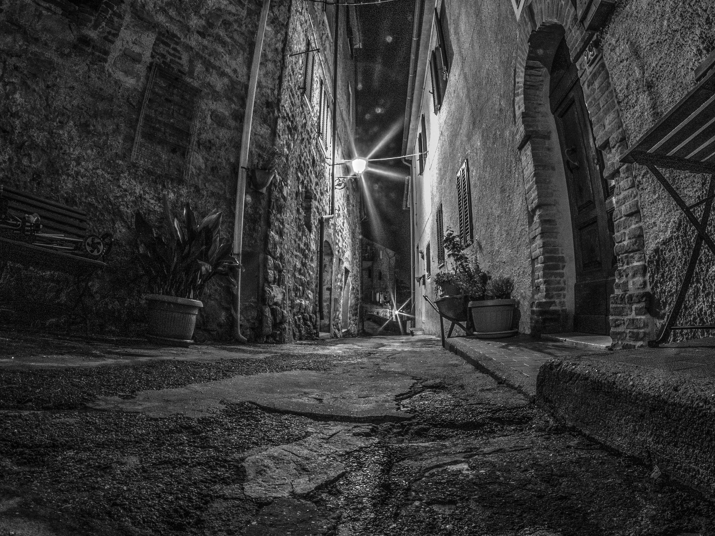 Old Village at night