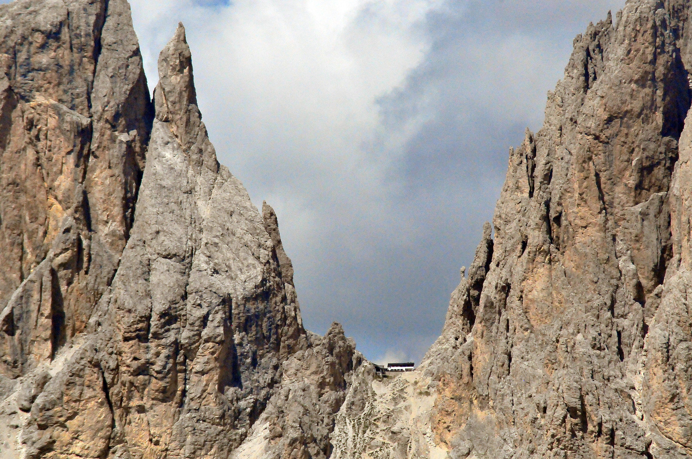 Saddle on the Catinaccio