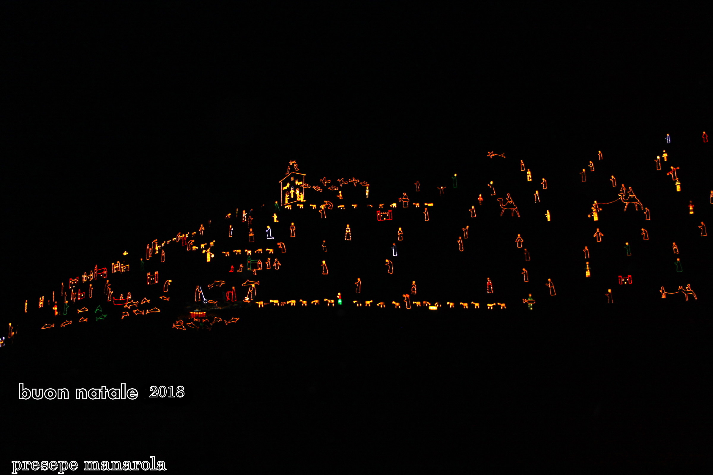 8159 - Presepe luminoso Manarola