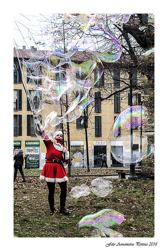 Colorful bubbles for young and old